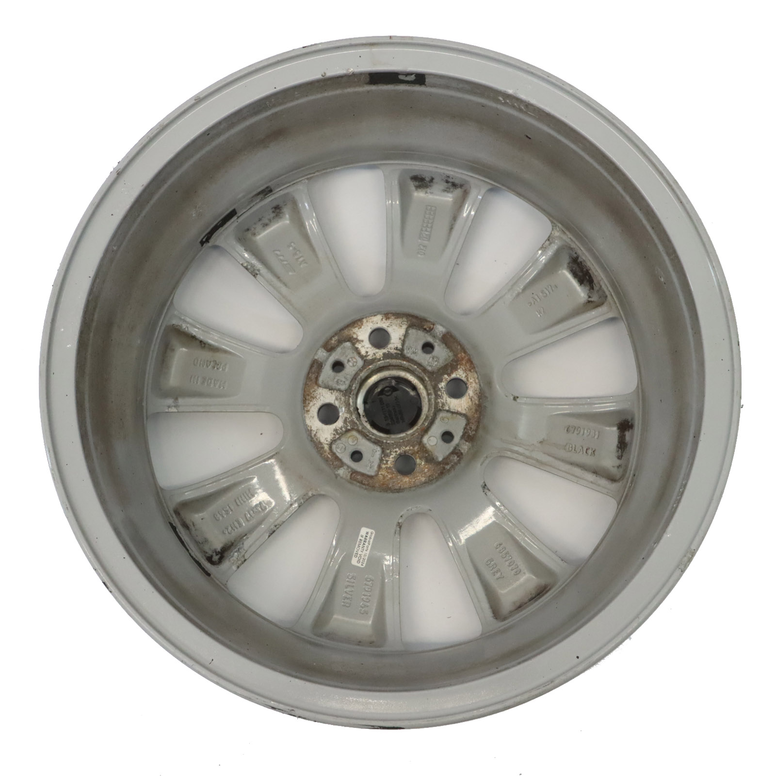 Mini Cooper R55 R56 Silber Alu Felge Alufelge 17" 7J ET:48 Conical Spoke 121