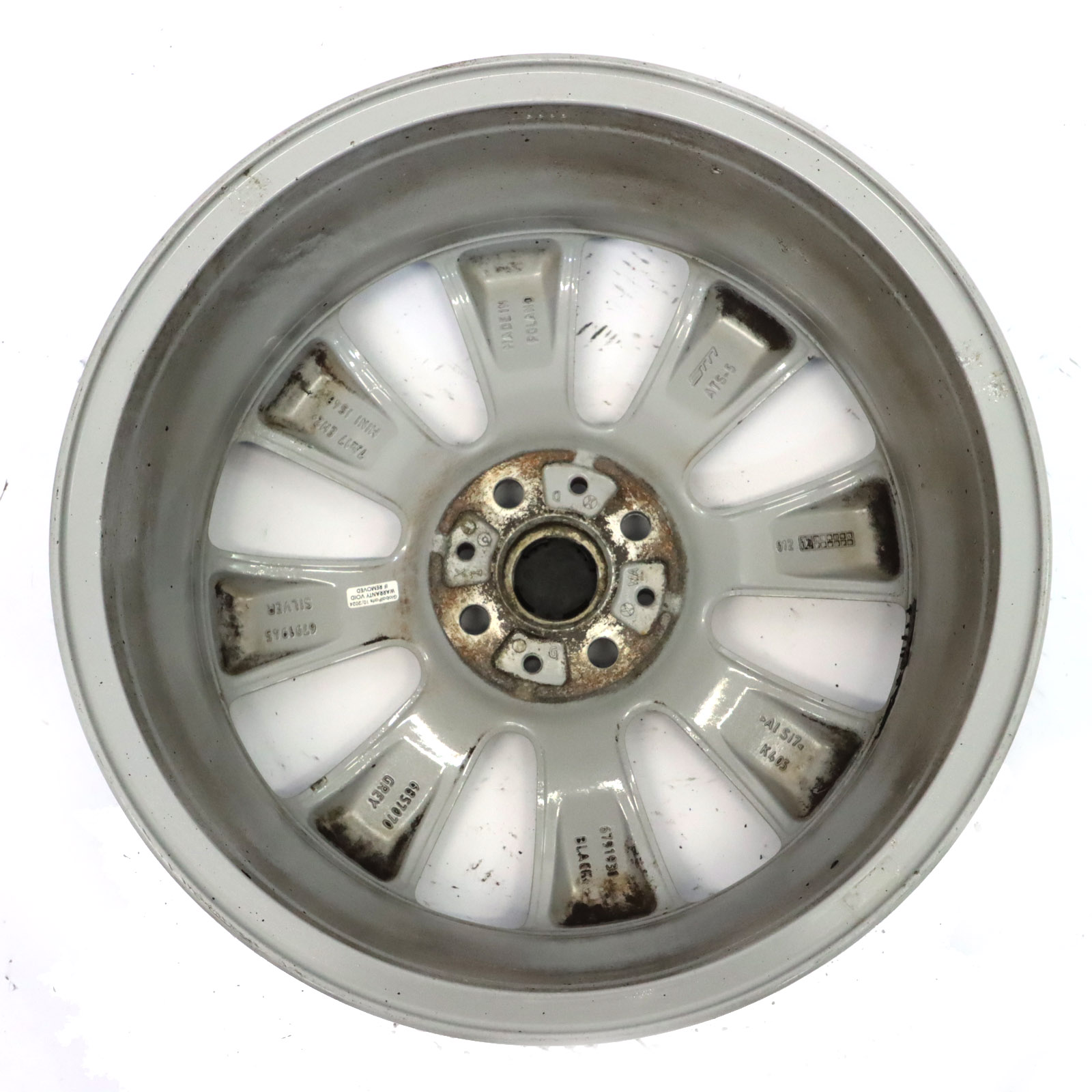 Mini Cooper R55 R56 R57 Silver Wheel Alloy Rim 17" 7J ET:48 Conical Spoke 121