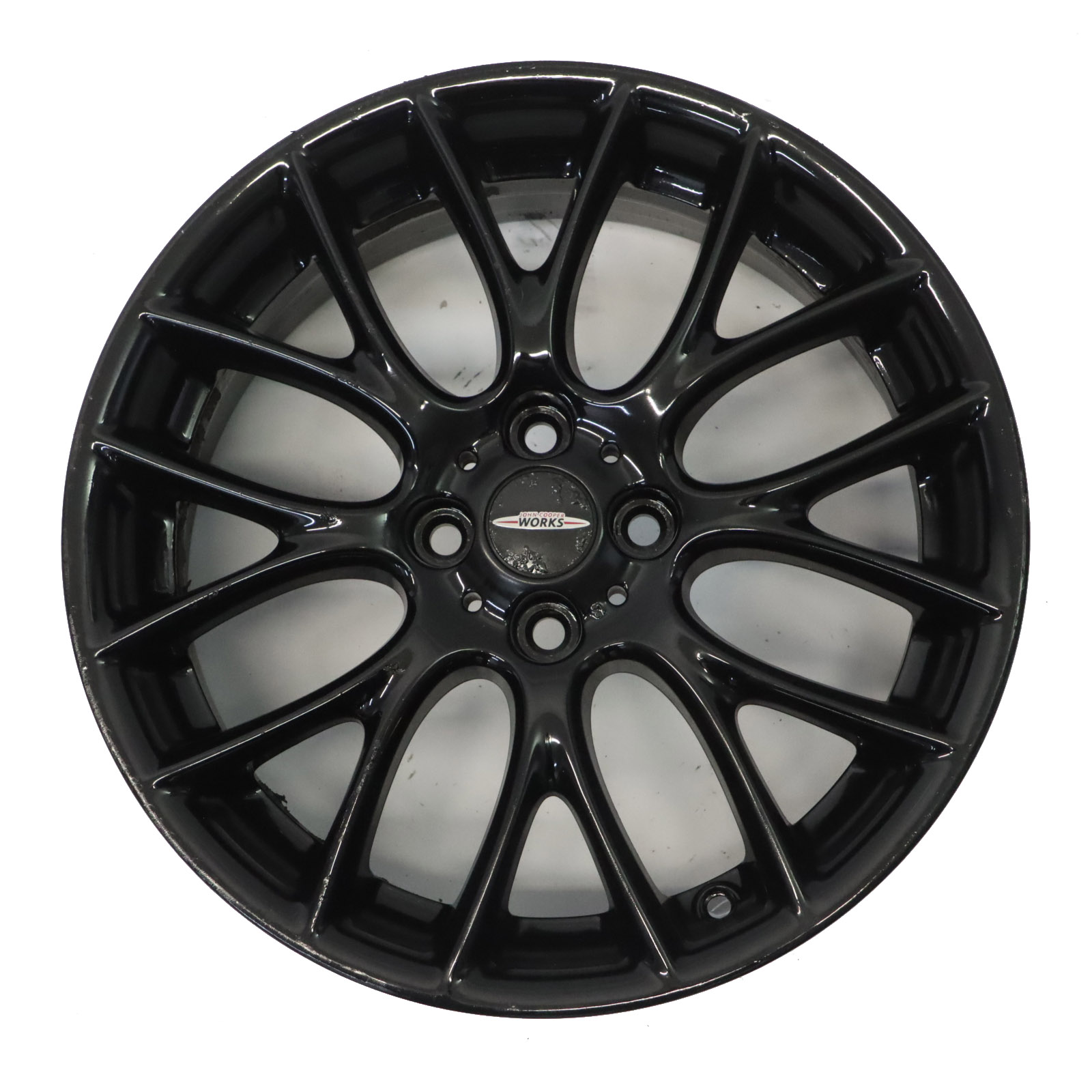 Mini Cooper R55 R56 Noir Jante Alliage 17" 7J ET:48 Cross Spoke Challenge