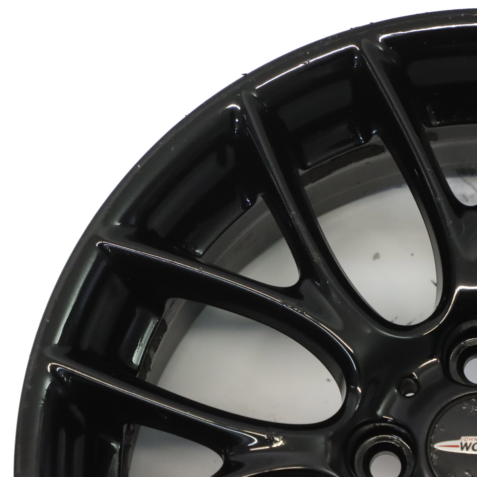 Mini Cooper R55 R56 Noir Jante Alliage 17" 7J ET:48 Cross Spoke Challenge