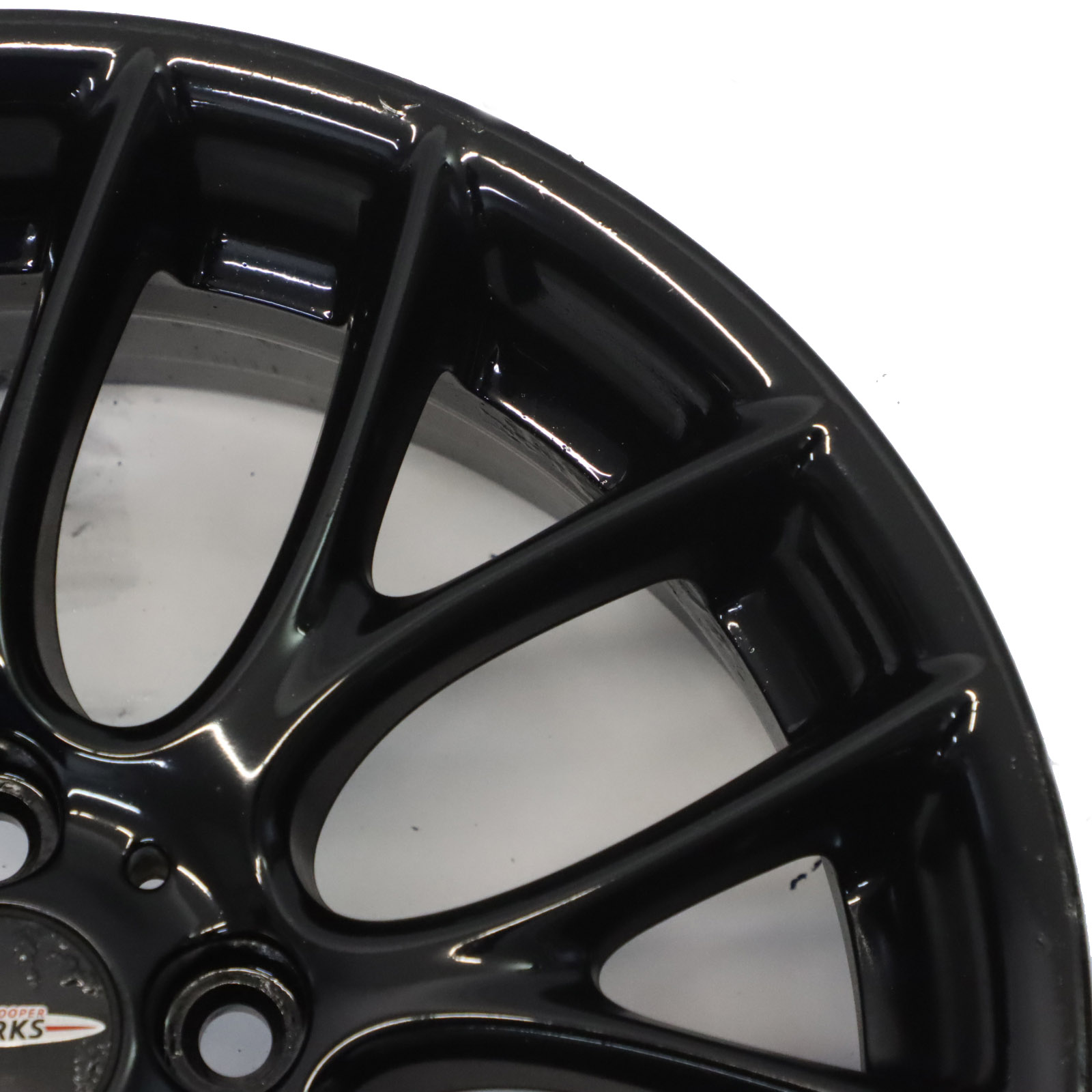 Mini Cooper R55 R56 Noir Jante Alliage 17" 7J ET:48 Cross Spoke Challenge