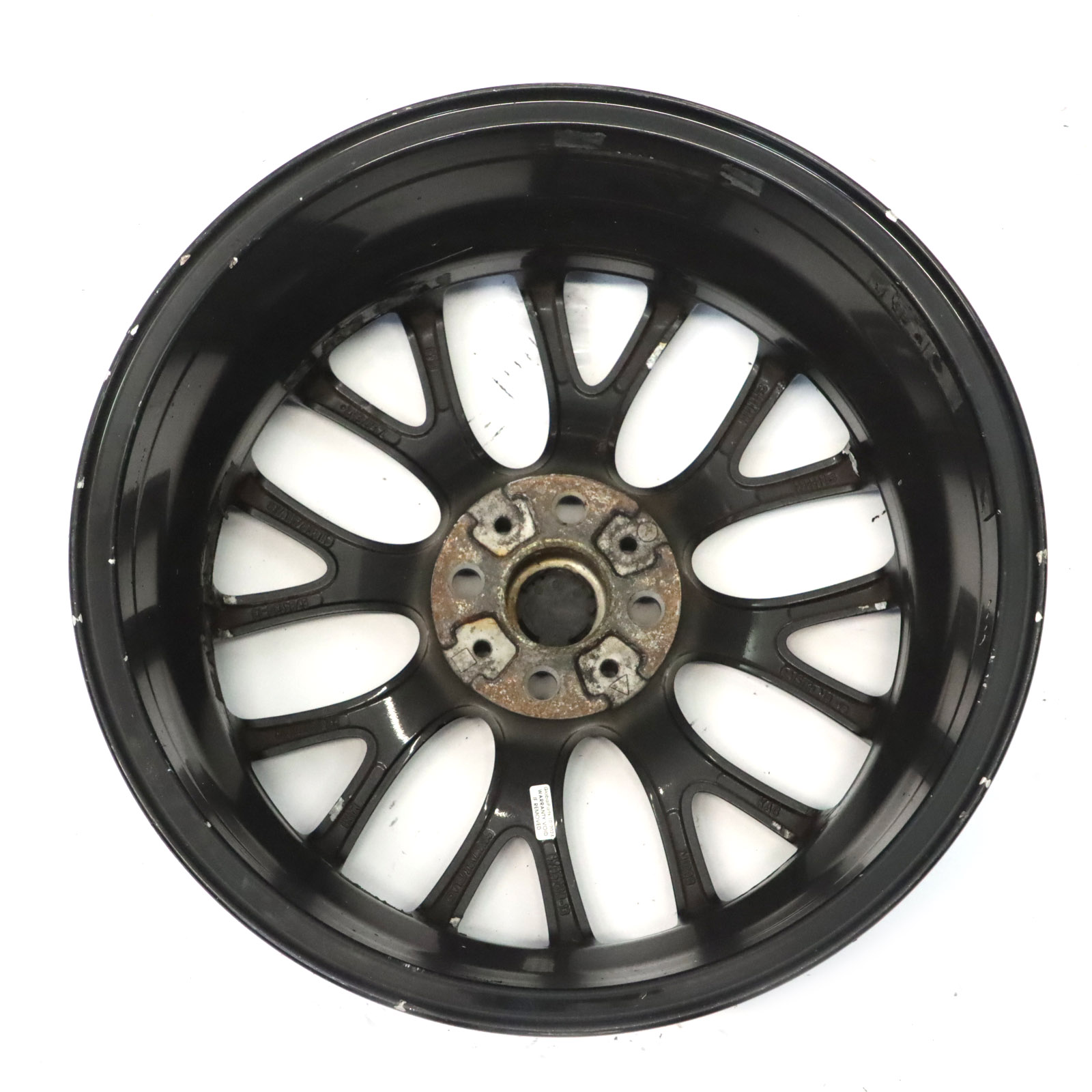 Mini Cooper R55 R56 Noir Jante Alliage 17" 7J ET:48 Cross Spoke Challenge