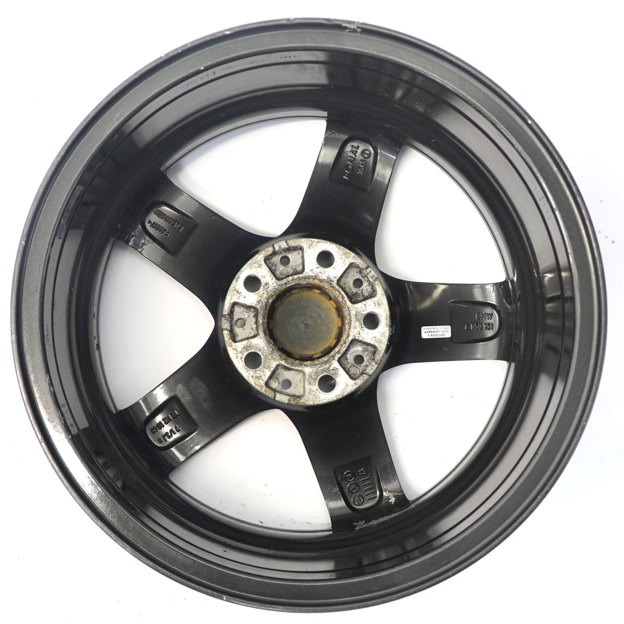 BMW F20 F21 F22 F23 Jante en alliage gris 17" Star Spoke 379 ET:43 7,5J 6850151