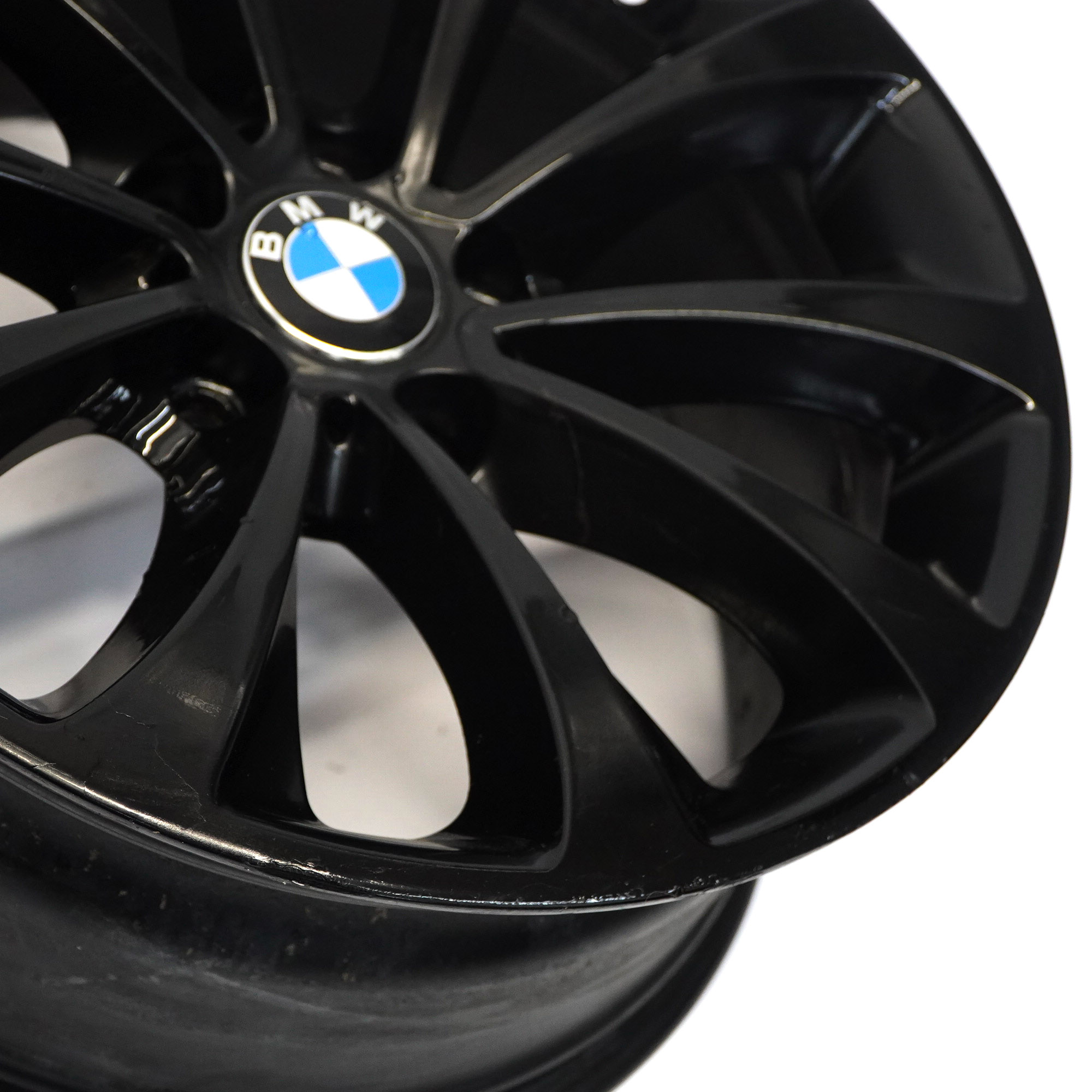 BMW F10 F11 F12 Black Wheel Alloy RIm 18" 8J ET:30 Turbine Style 6857665