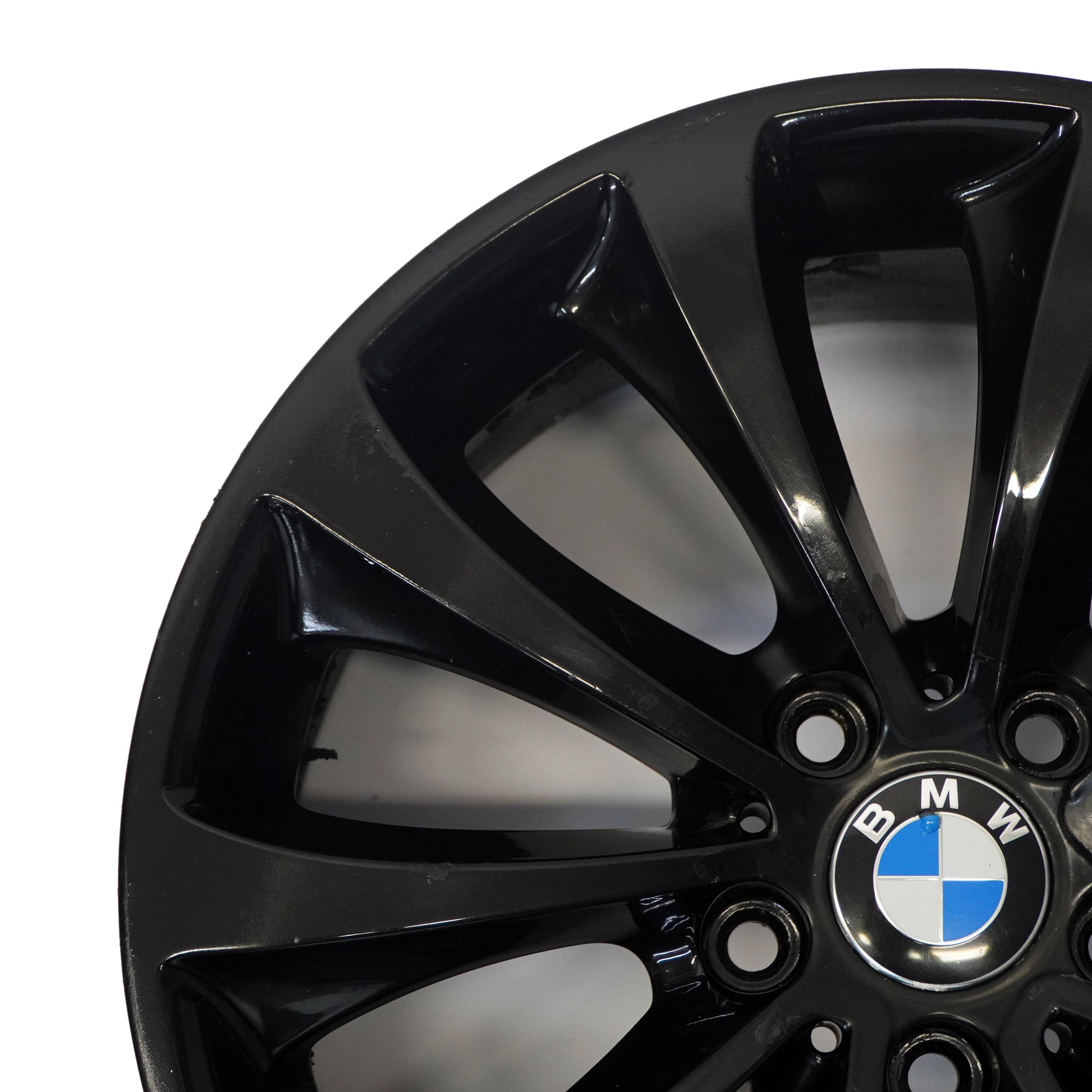 BMW F10 F11 F12 Black Wheel Alloy RIm 18" 8J ET:30 Turbine Style 6857665