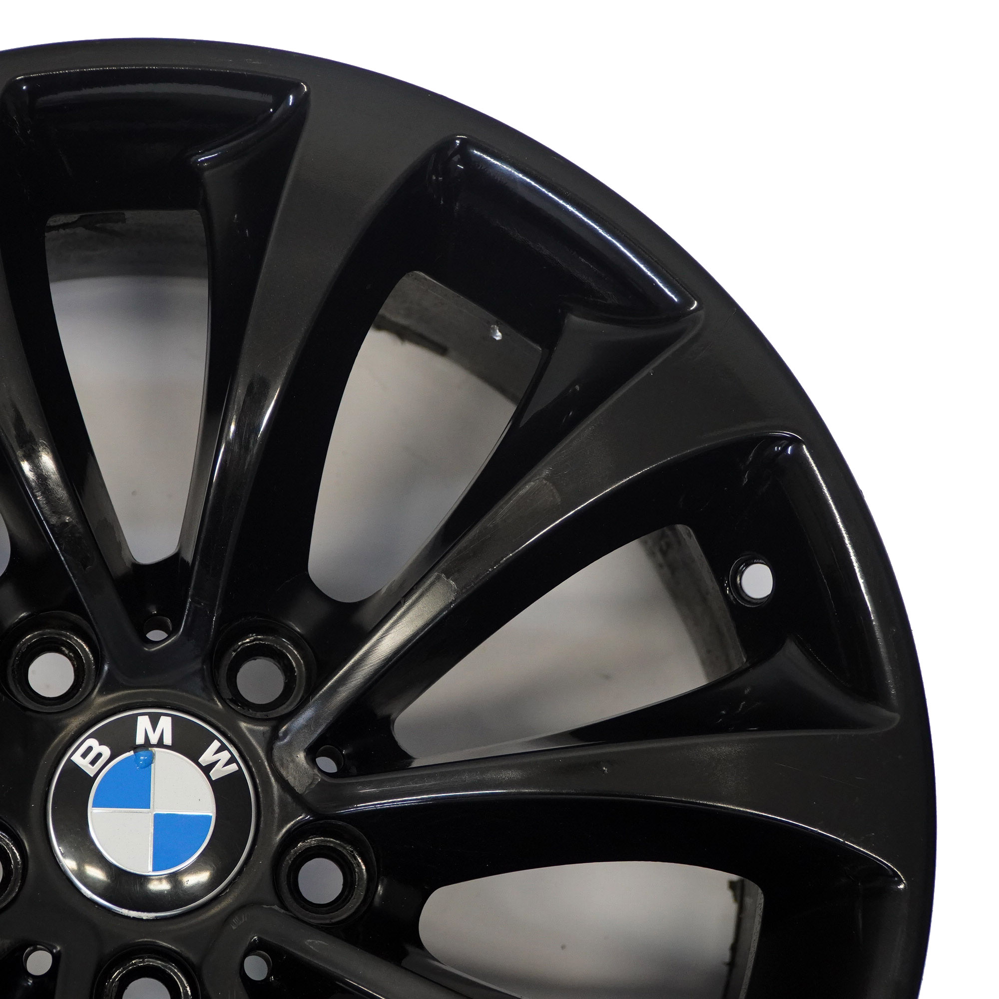 BMW F10 F11 F12 Black Wheel Alloy RIm 18" 8J ET:30 Turbine Style 6857665