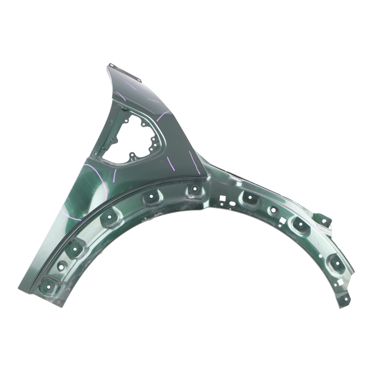 Mini F60 Wing Panel Front Right O/S Side Fender British Racing Green II - B22