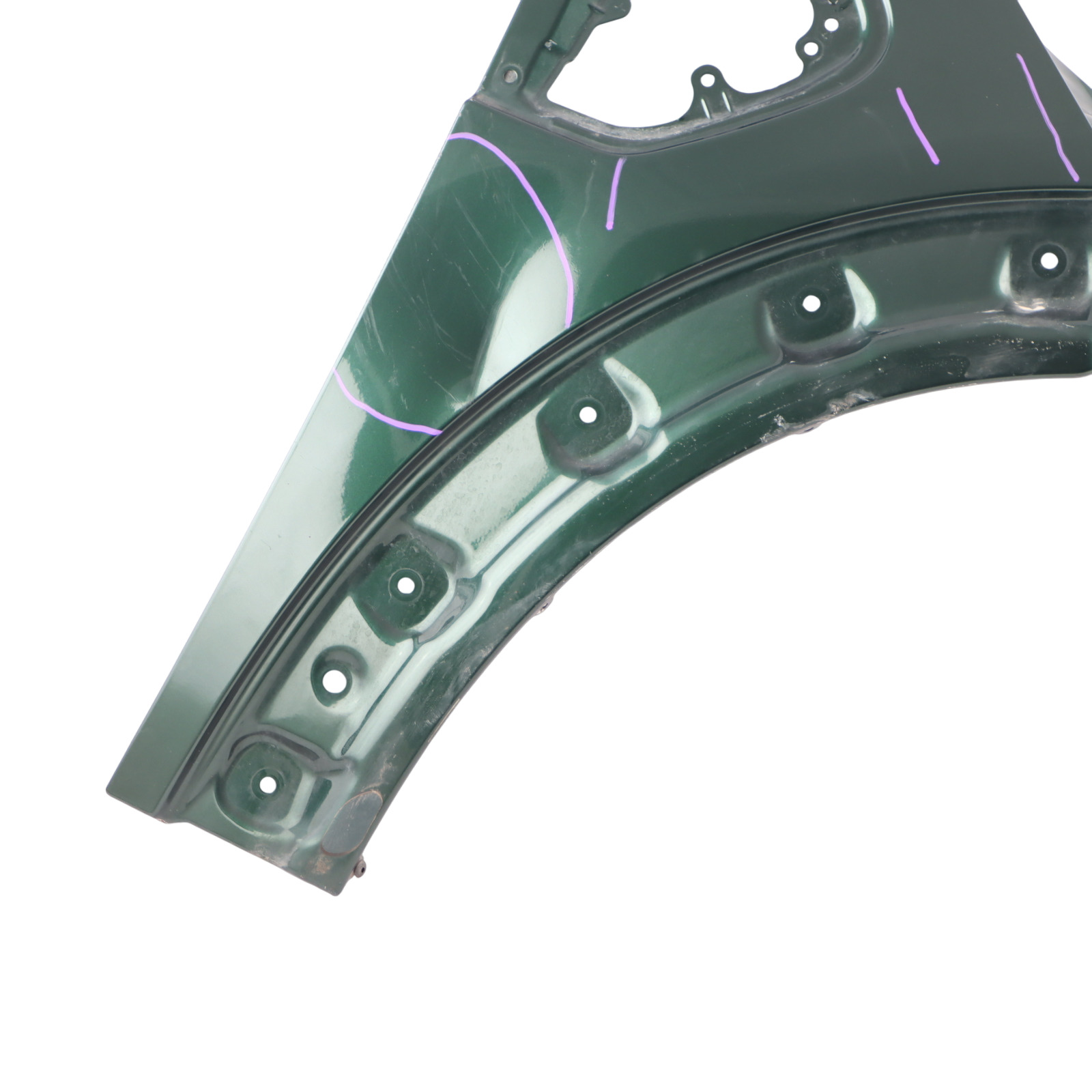 Mini F60 Wing Panel Front Right O/S Side Fender British Racing Green II - B22