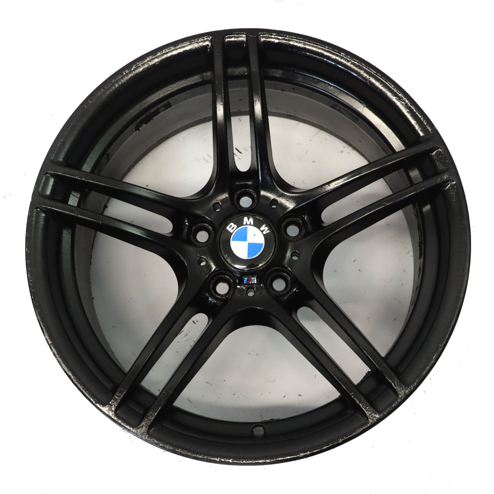 BMW E90 E91 E92 Black Alloy Wheel 19" 9J ET:39 M Double Spoke 313 7844344