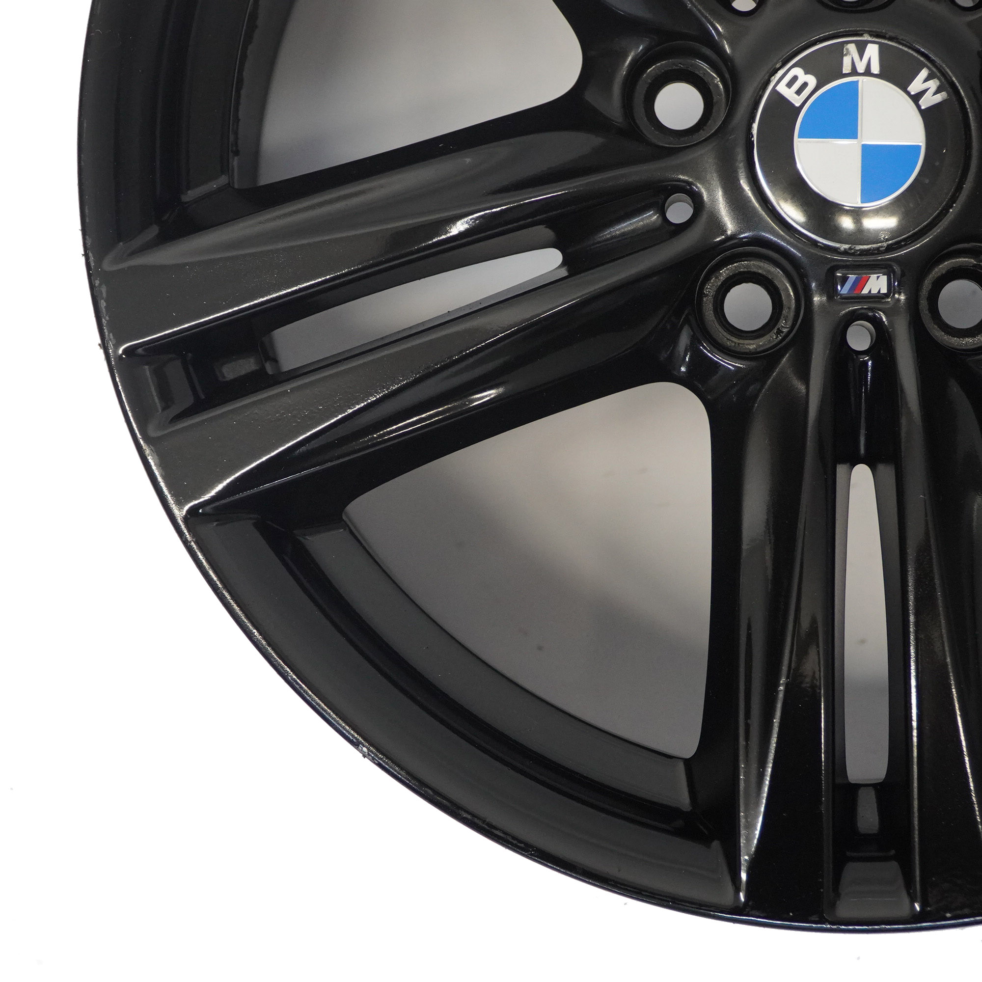 BMW F20 F21 Arriere Noir Alliage 18" ET:52 8J 7845853 M Rayons en etoile 386