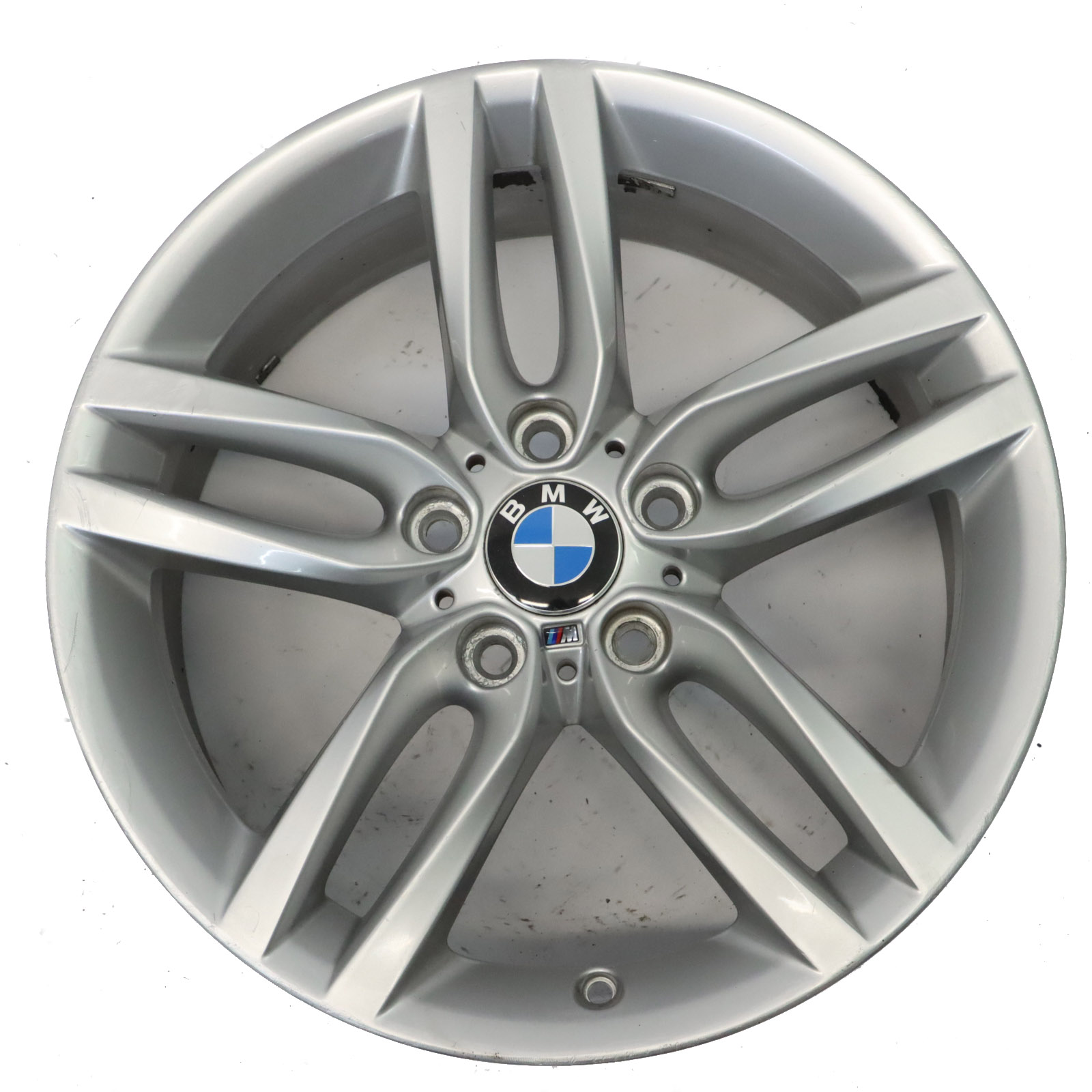 BMW F20 F21 Jantes en alliage argenté 18" 7,5J ET:45 M Double Spoke 461 7846784