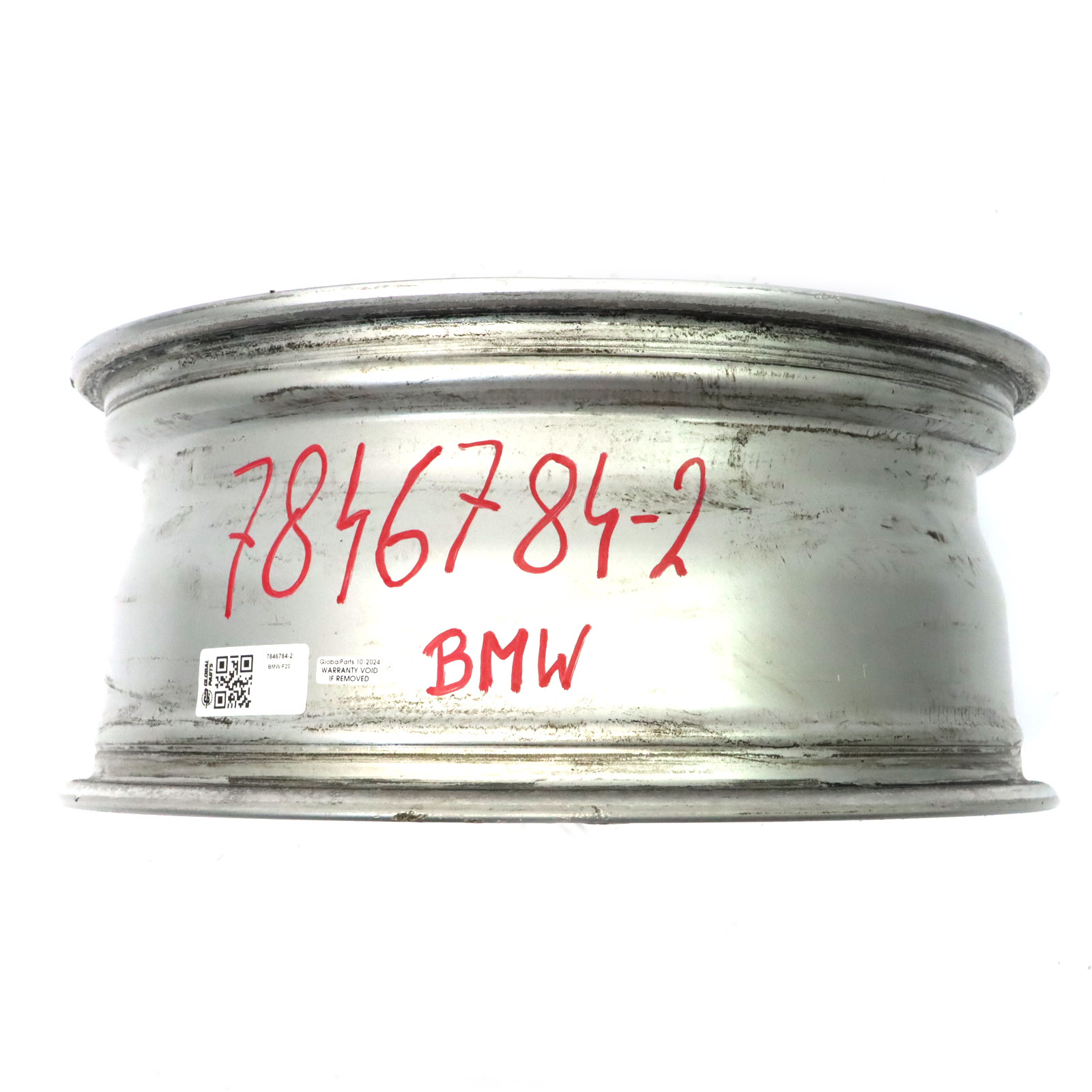 BMW F20 F21 Jantes en alliage argenté 18" 7,5J ET:45 M Double Spoke 461 7846784