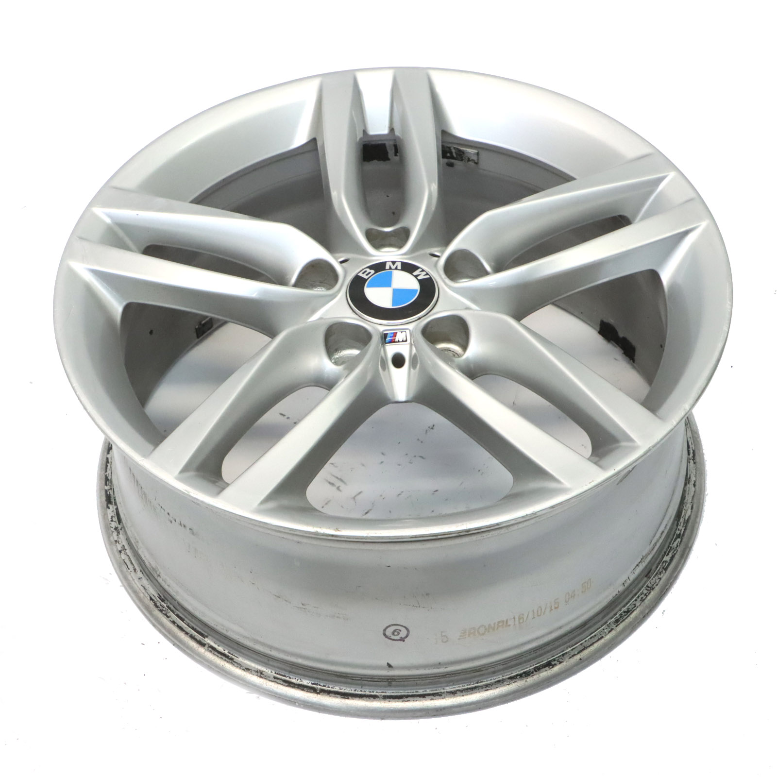 BMW F20 F21 Jantes en alliage argenté 18" 7,5J ET:45 M Double Spoke 461 7846784