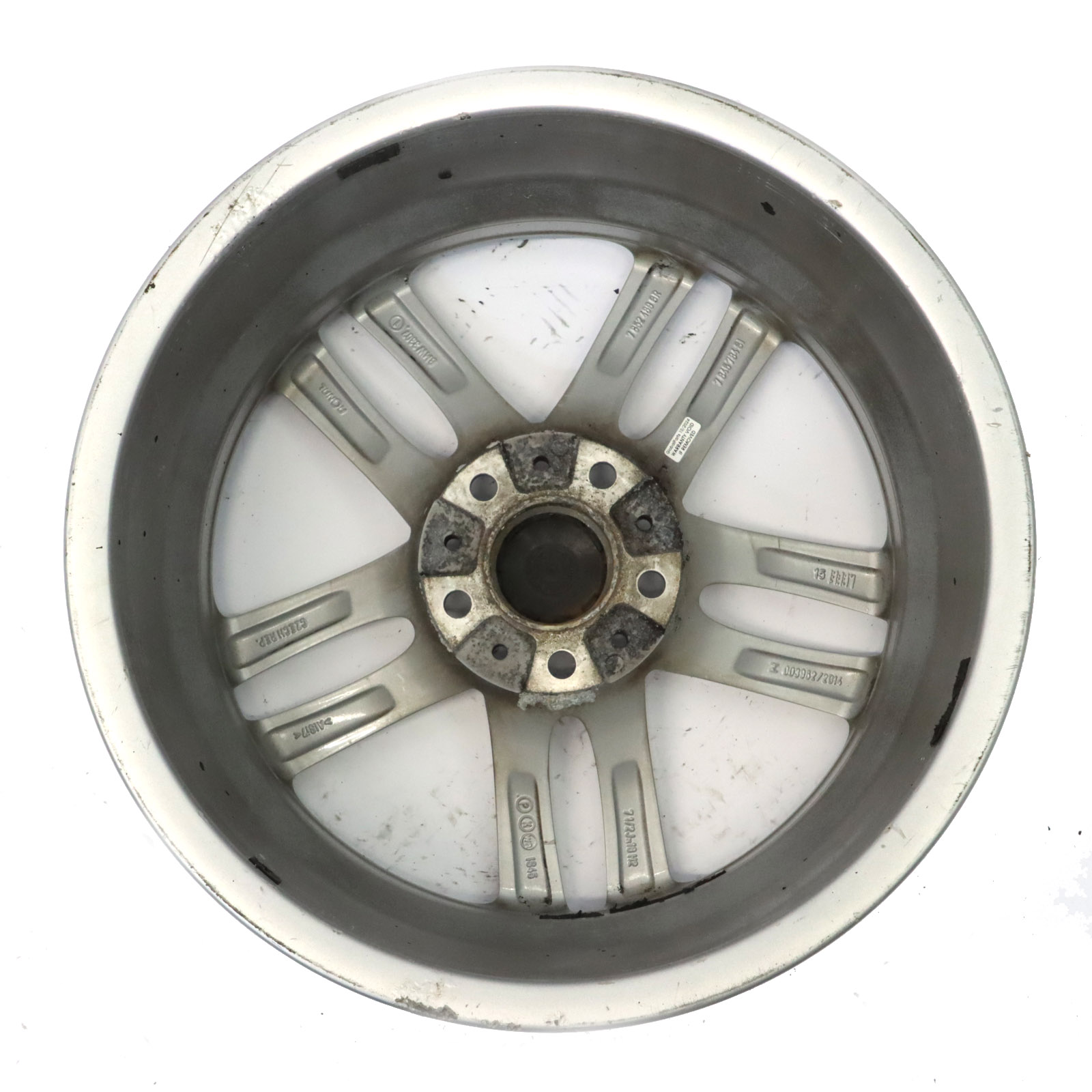 BMW F20 F21 Jantes en alliage argenté 18" 7,5J ET:45 M Double Spoke 461 7846784