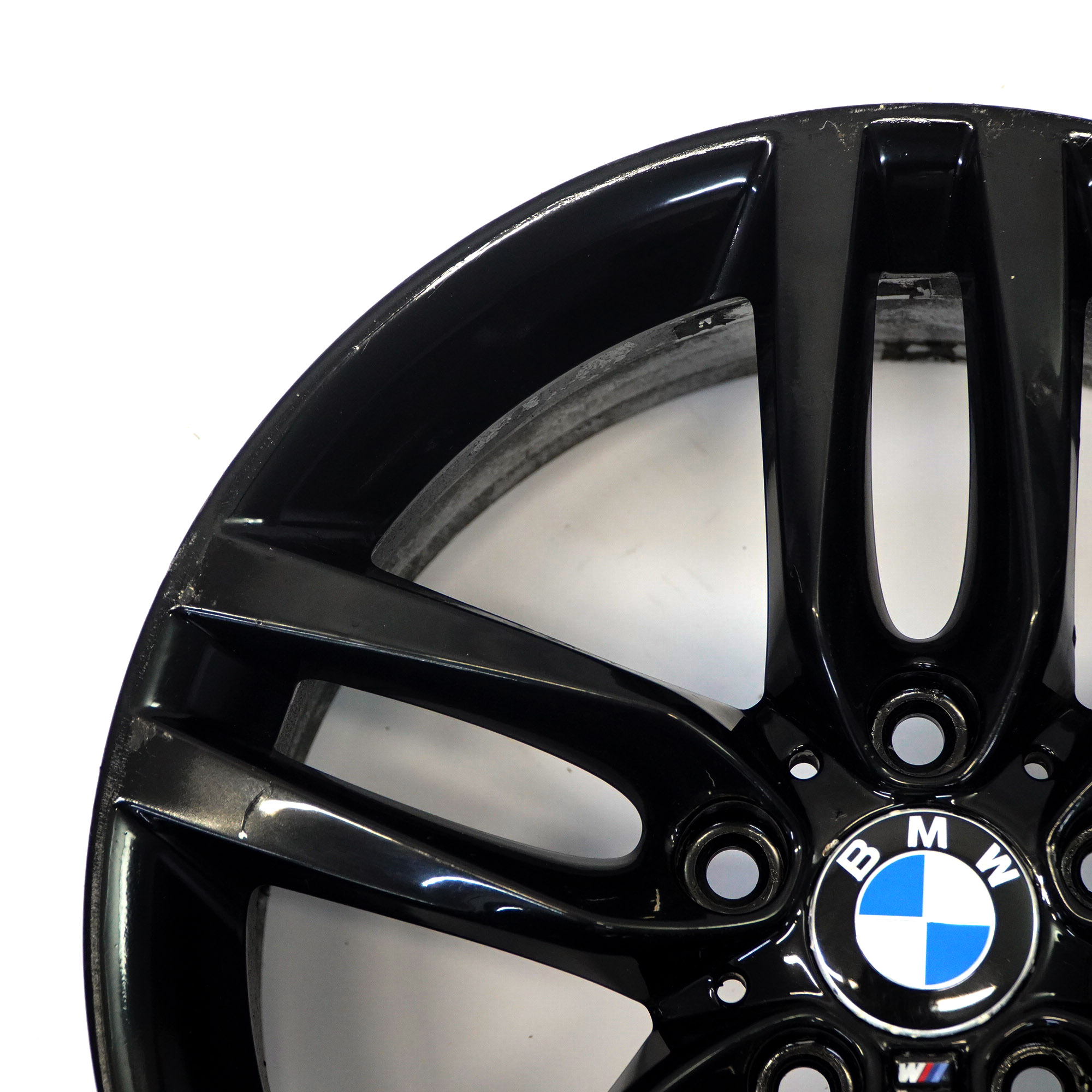 BMW F20 F21 Black Alloy Wheel Rim 18" 7,5J ET:45 M Double Spoke 461 7846784