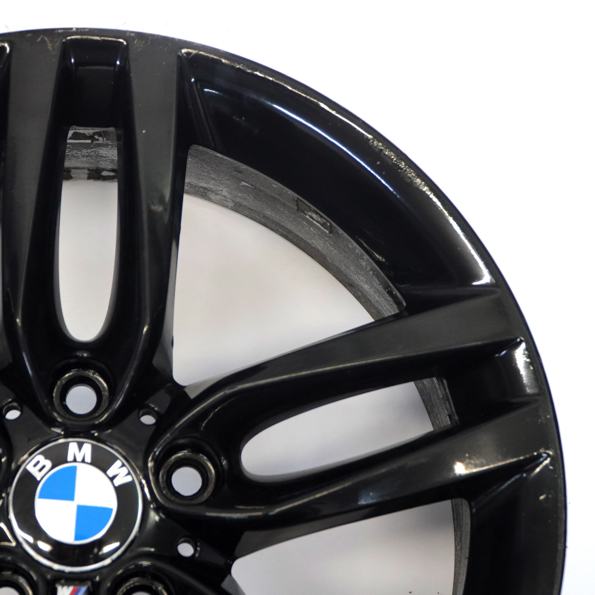 BMW F20 F21 Black Alloy Wheel Rim 18" 7,5J ET:45 M Double Spoke 461 7846784