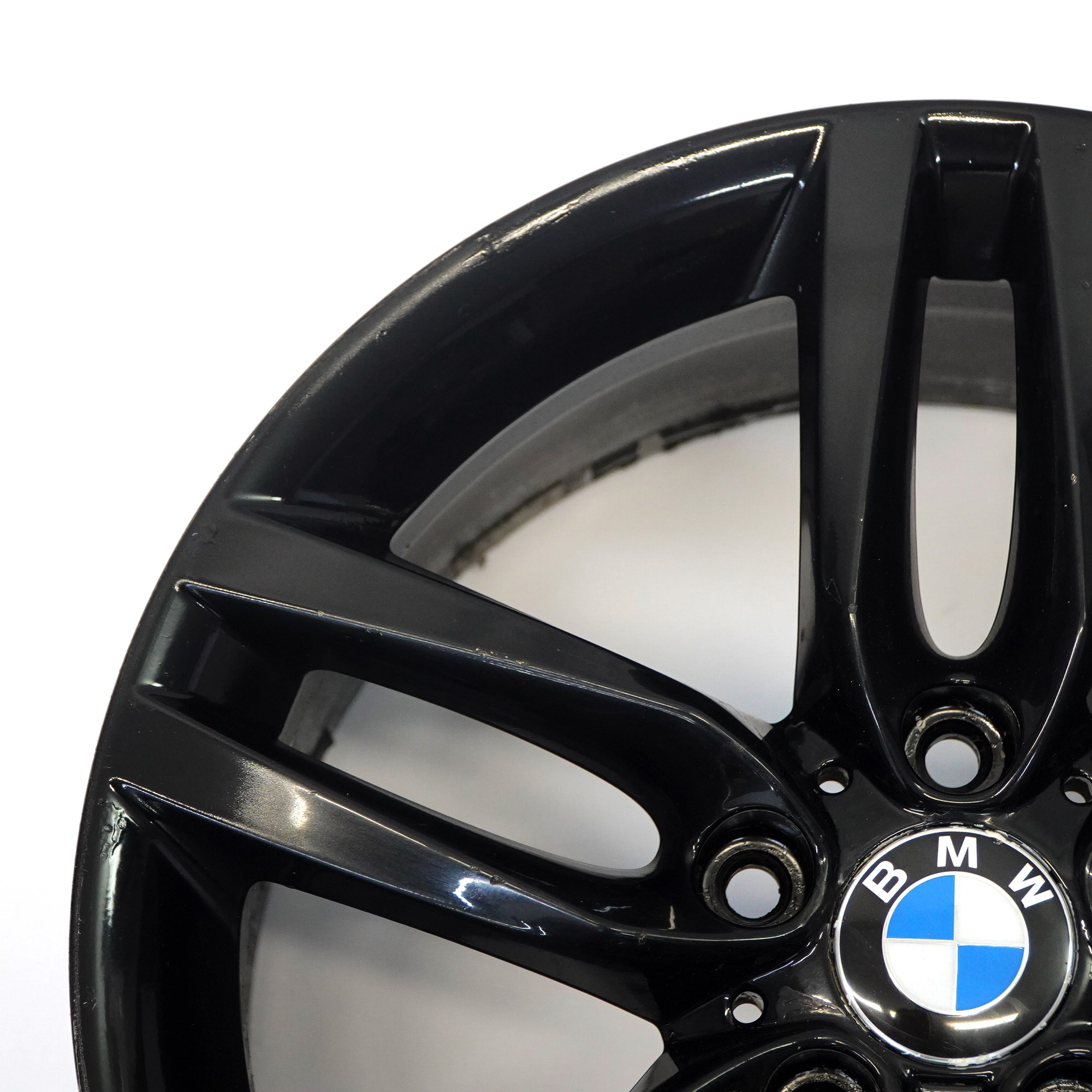 BMW F20 F21 Schwarz Leichtmetallfelge 18" ET:52 8J M Doppelspeiche 461 7846785