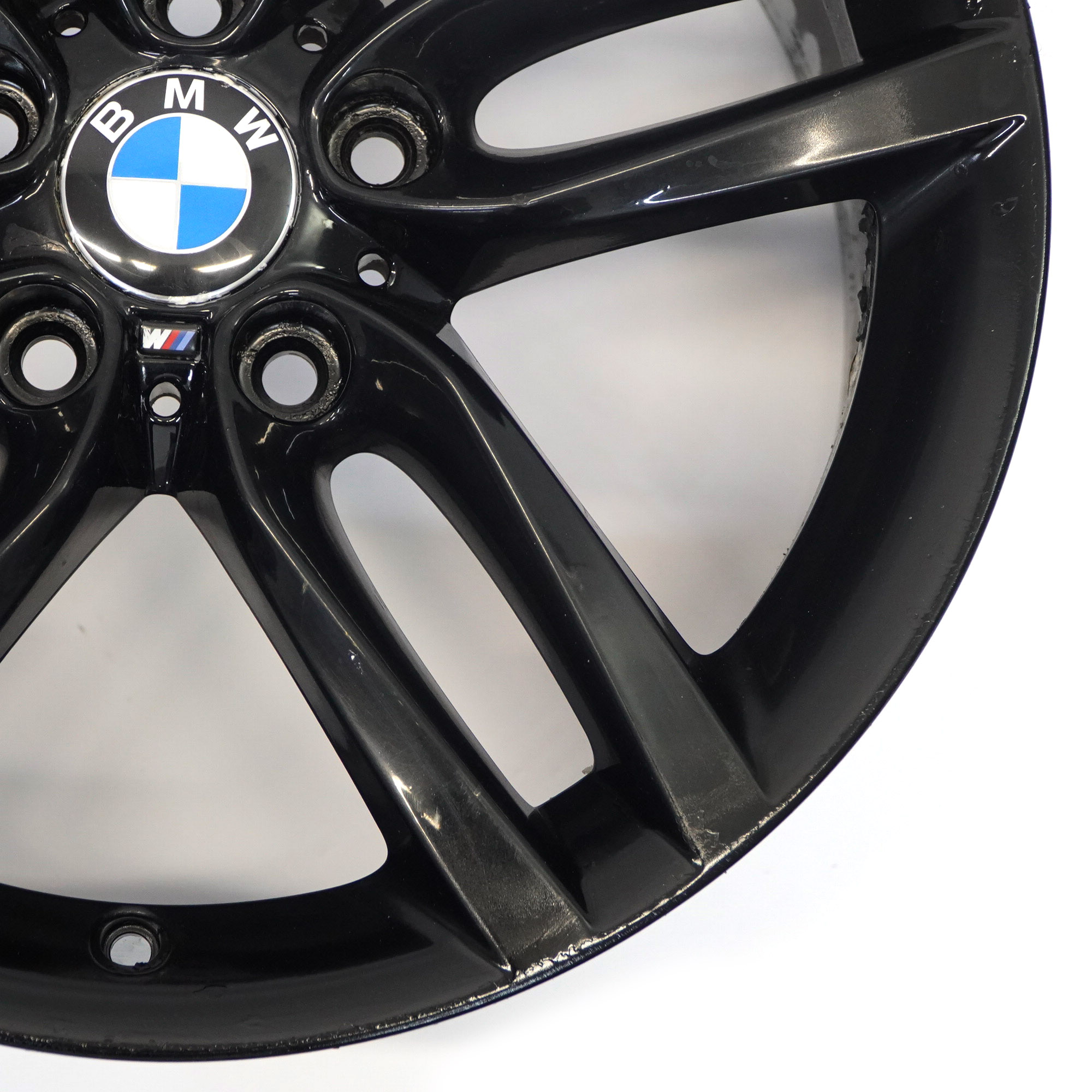 BMW F20 F21 Schwarz Leichtmetallfelge 18" ET:52 8J M Doppelspeiche 461 7846785