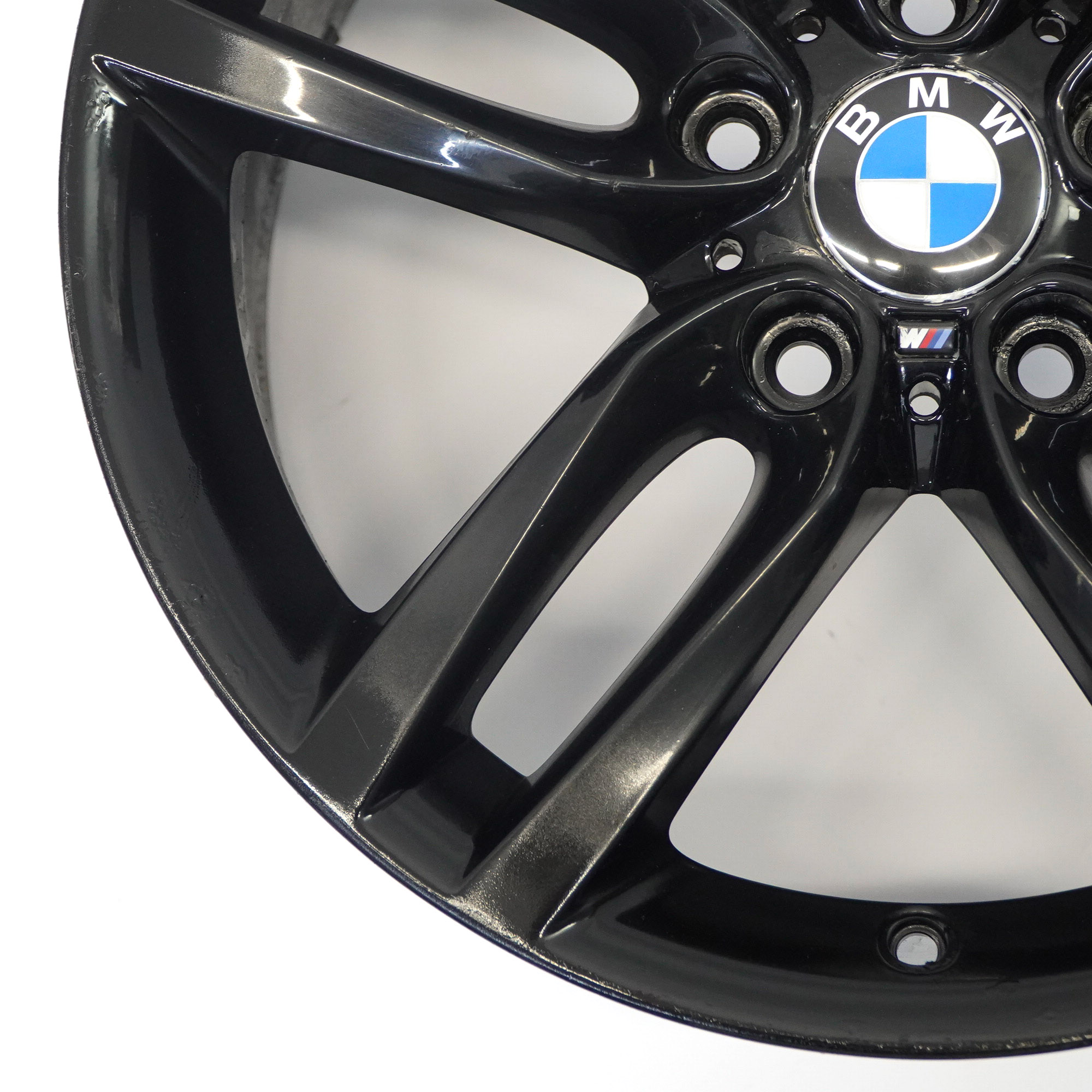 BMW F20 F21 Schwarz Leichtmetallfelge 18" ET:52 8J M Doppelspeiche 461 7846785