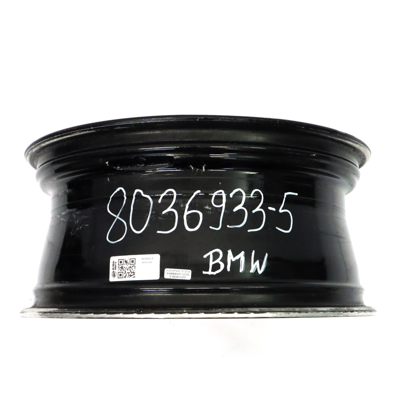 BMW E90 E91 E92 Schwarz Vorne Alu Felge Alufelge 18" 8J M Spinnenspeiche 193