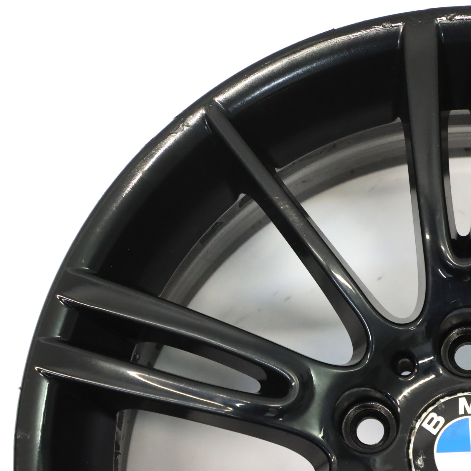 BMW E90 E91 E92 Schwarz Vorne Alu Felge Alufelge 18" 8J M Spinnenspeiche 193