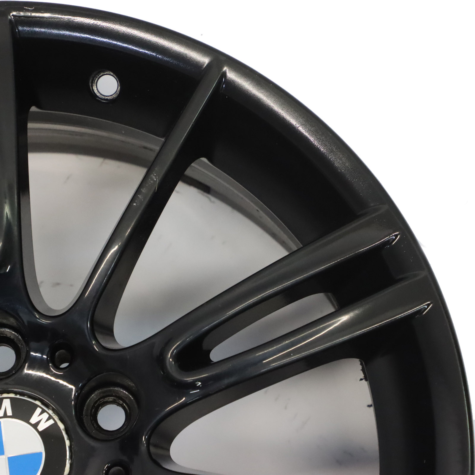 BMW E90 E91 E92 Schwarz Vorne Alu Felge Alufelge 18" 8J M Spinnenspeiche 193