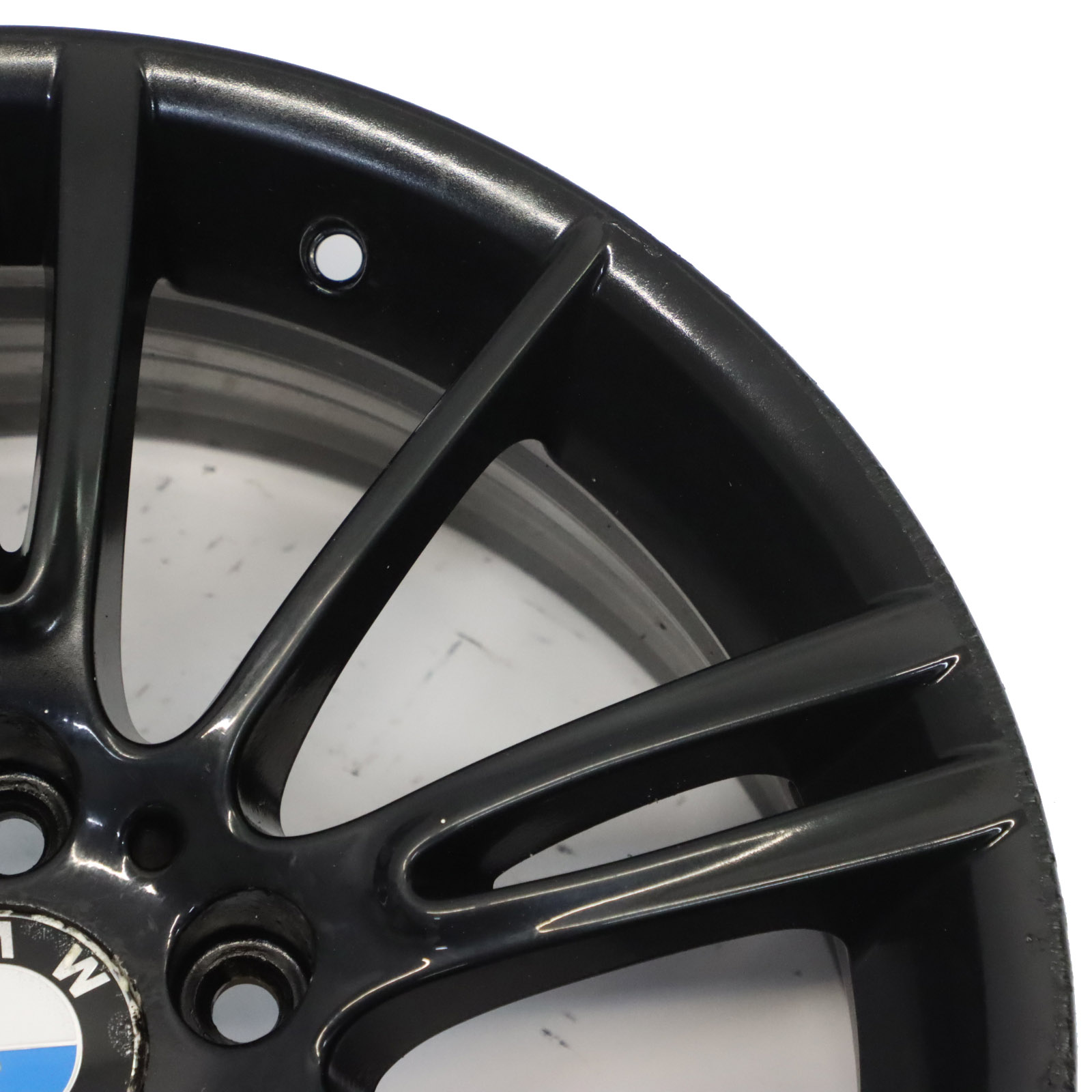 BMW E90 E91 E92 Vorne Alu Felge Alufelge Schwarz 18" 8J ET:34 M Sternspeiche 193