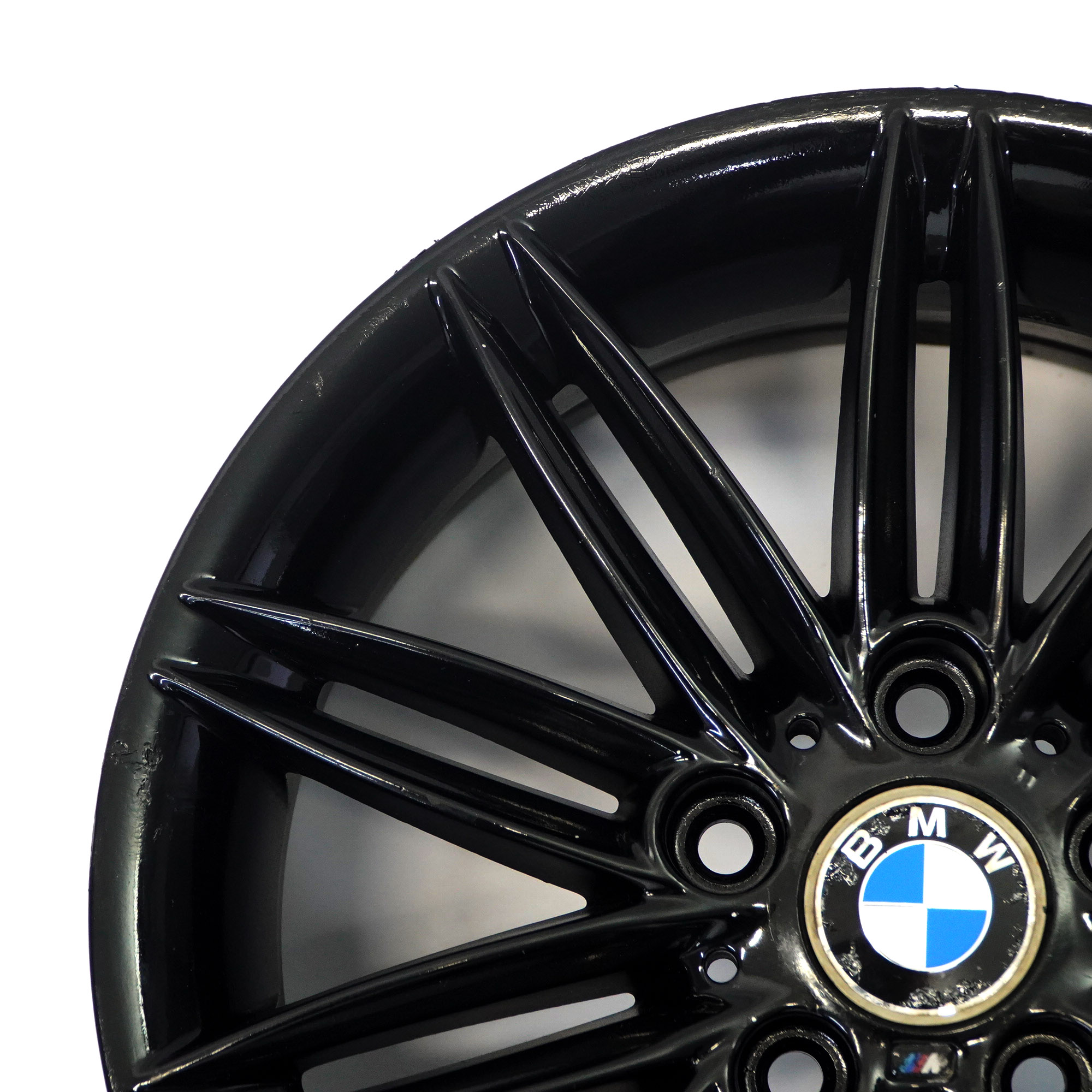 BMW E81 E87 E88 Rear Wheel Alloy Rim 17" 7,5J ET:47 M Double Spoke 207 8036938