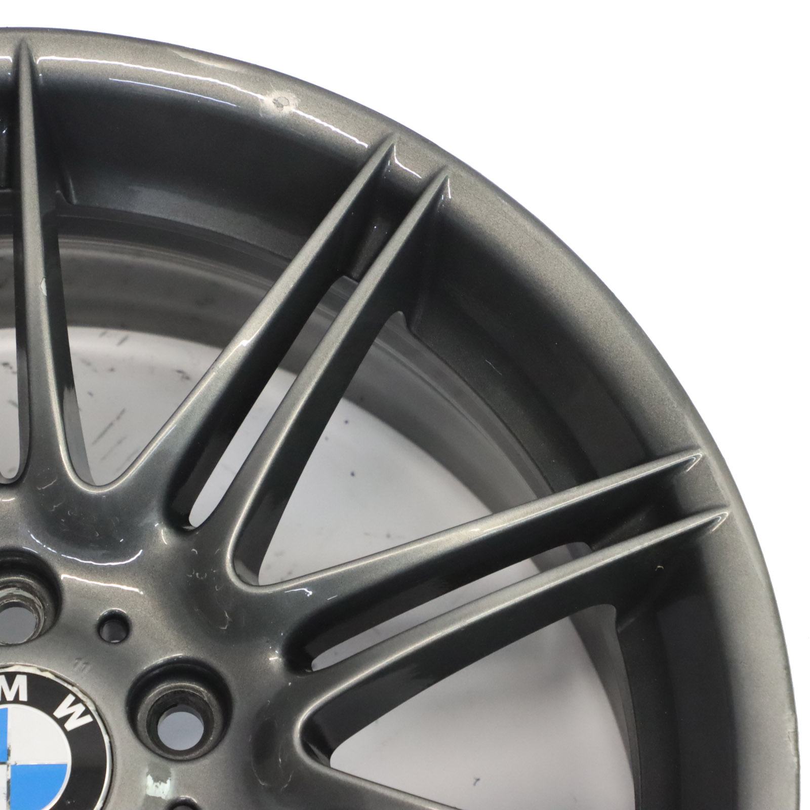 BMW E90 E91 E92 Grau Alufelge Vorne 19" M Doppelspeiche 225 8J ET:37 8037141