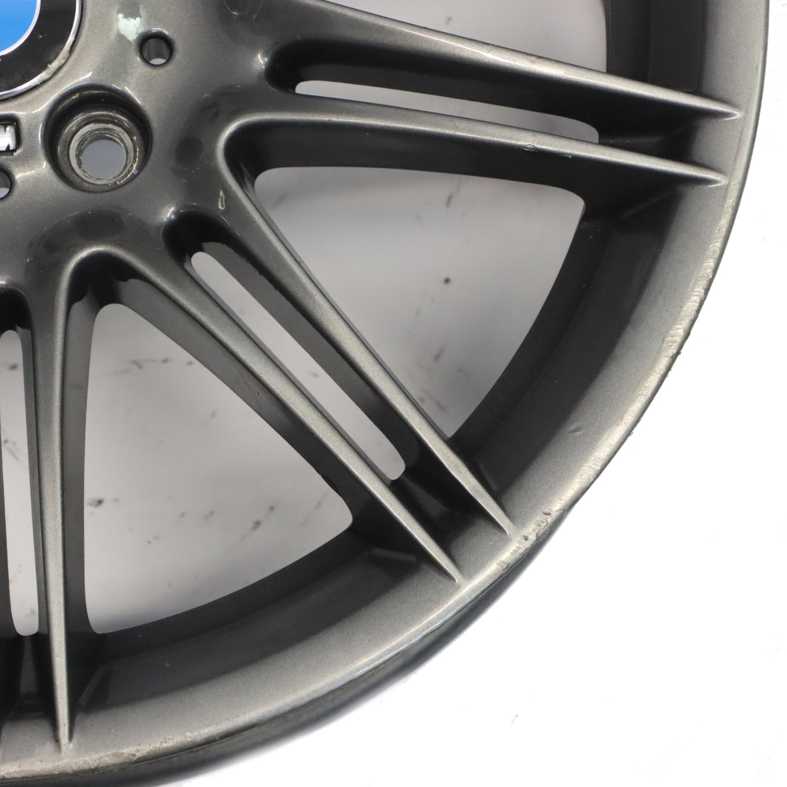 BMW E90 E91 E92 Grau Alufelge Vorne 19" M Doppelspeiche 225 8J ET:37 8037141