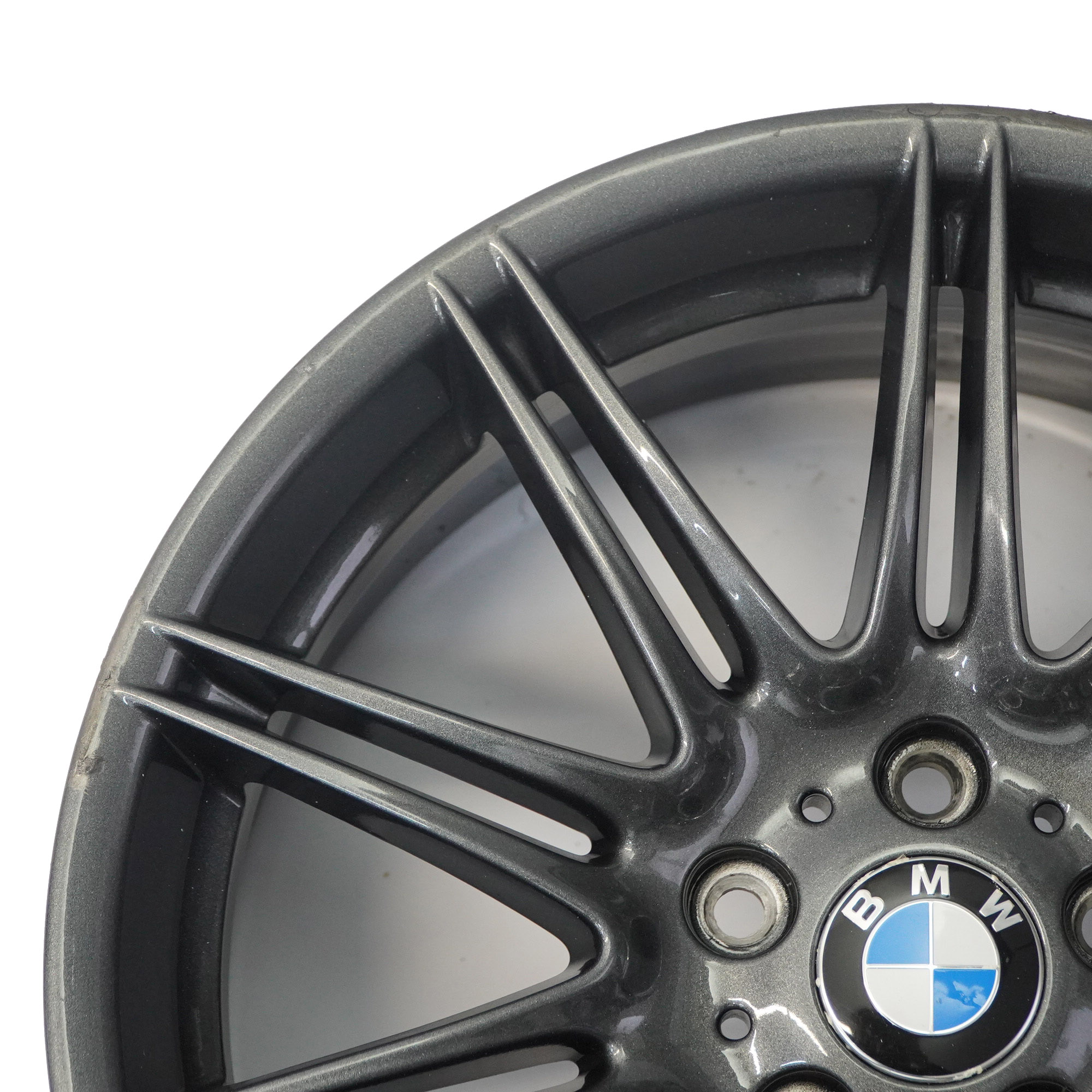 BMW E90 E91 E92 Grey Front Wheel Alloy Rim 19" M Double Spoke 225 8J ET:37