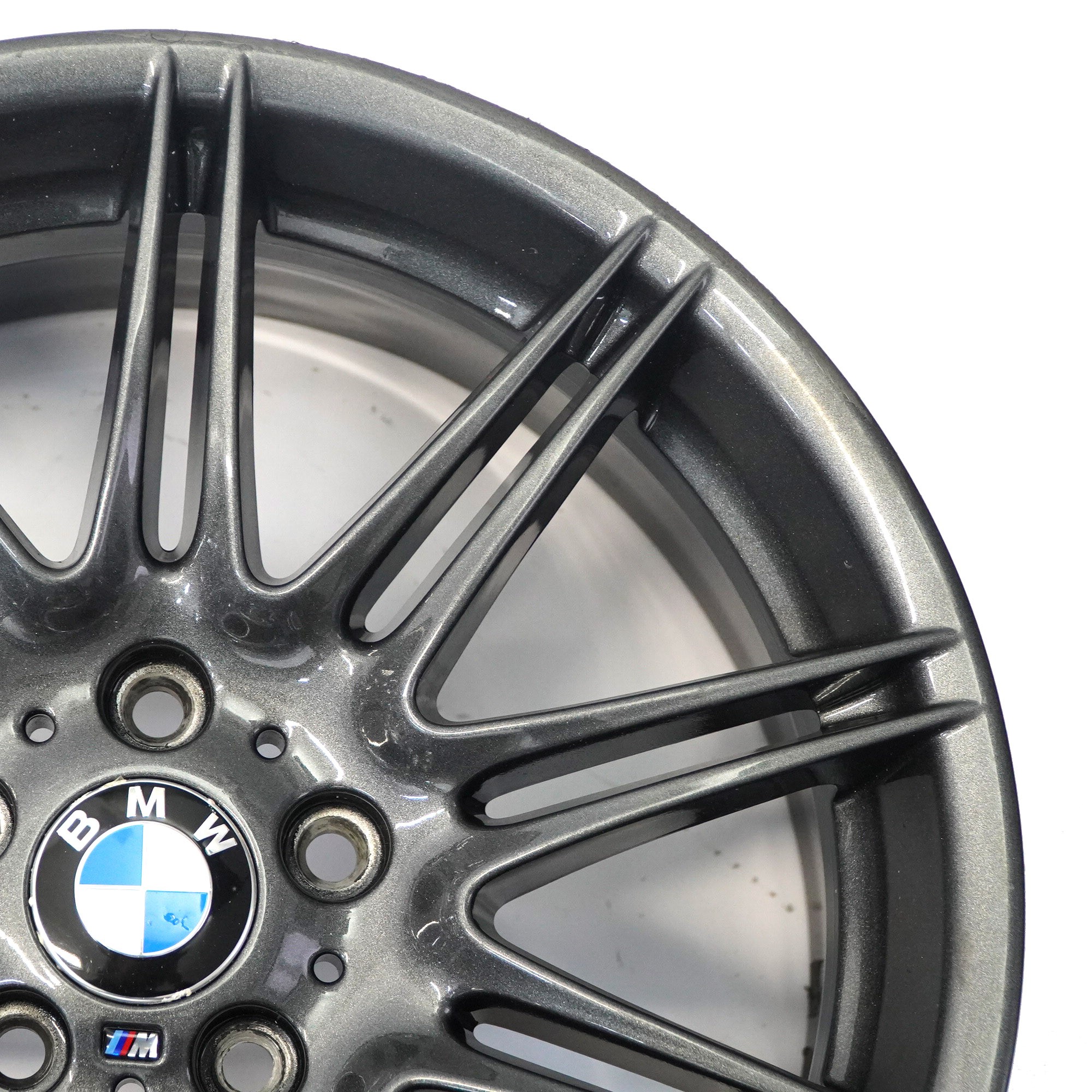 BMW E90 E91 E92 Grey Front Wheel Alloy Rim 19" M Double Spoke 225 8J ET:37