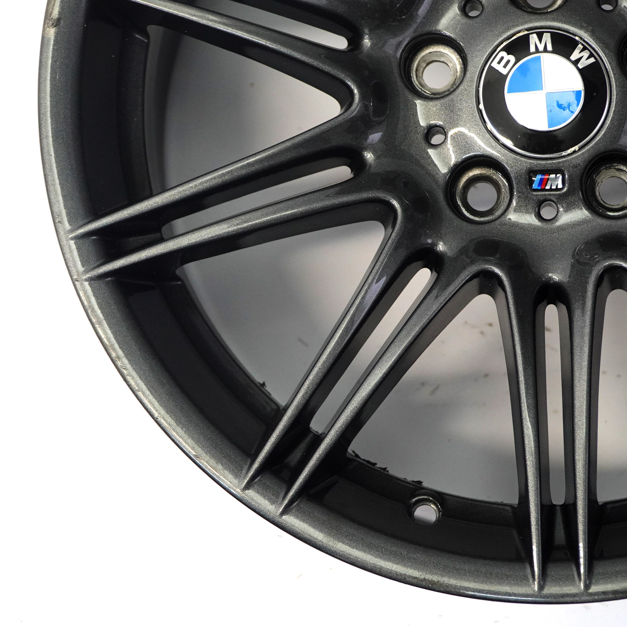 BMW E90 E91 E92 Grey Front Wheel Alloy Rim 19" M Double Spoke 225 8J ET:37