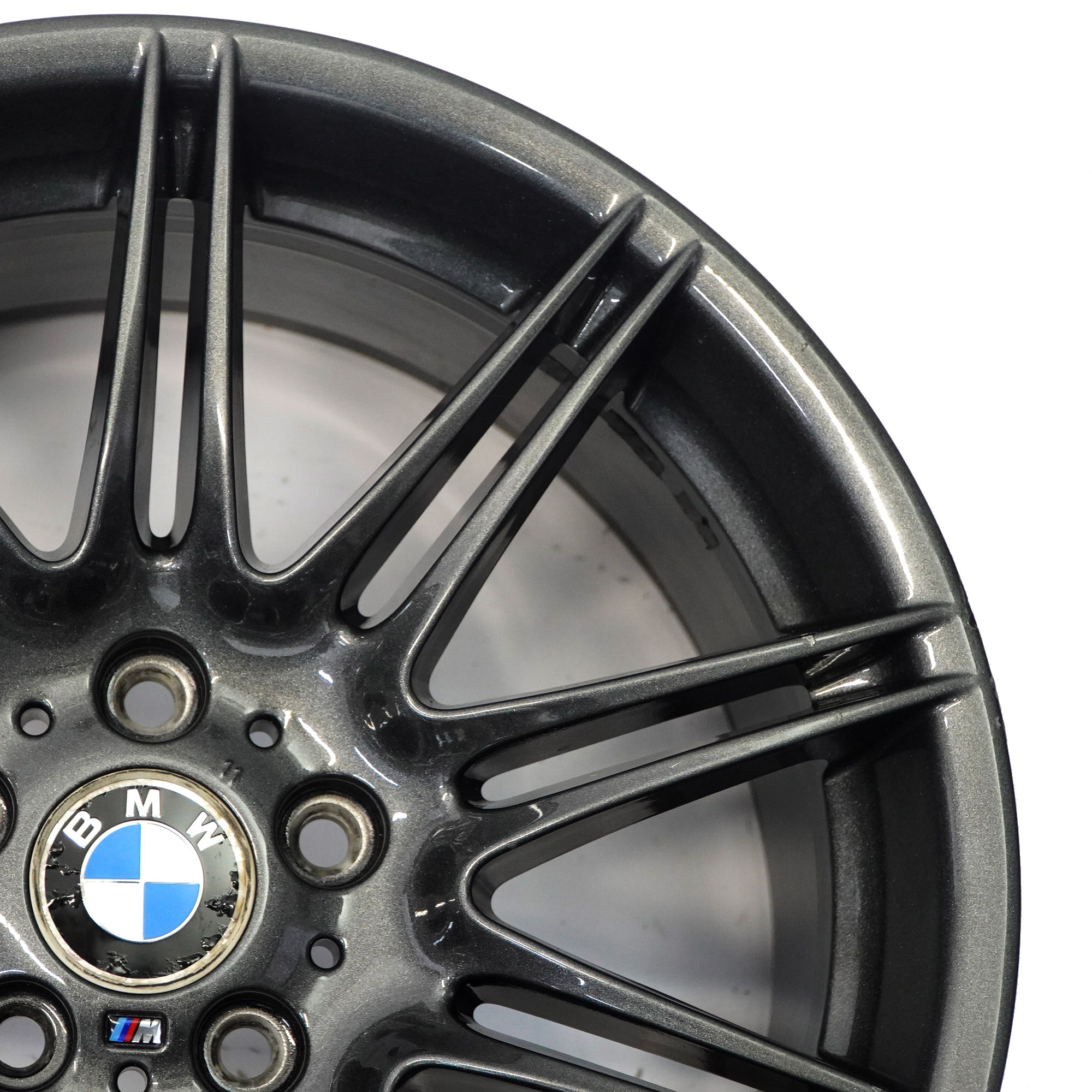 BMW E90 E92 Grey Rear Wheel Alloy Rim 19" M Double Spoke 225 9J 8037142