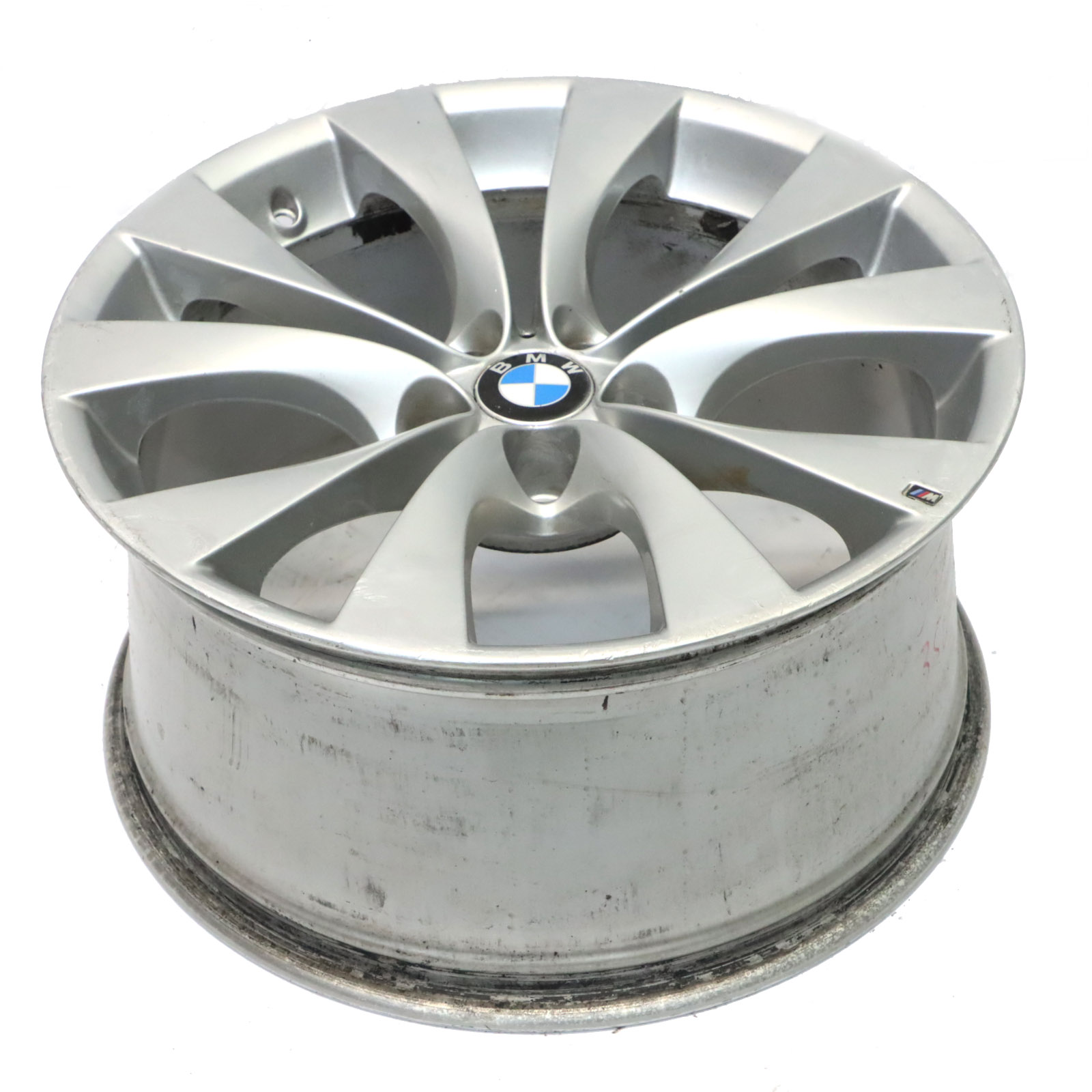 BMW X5 E70 Silber Vorderrad Felge 20" M V-Speiche 227 10J ET:40 8037349