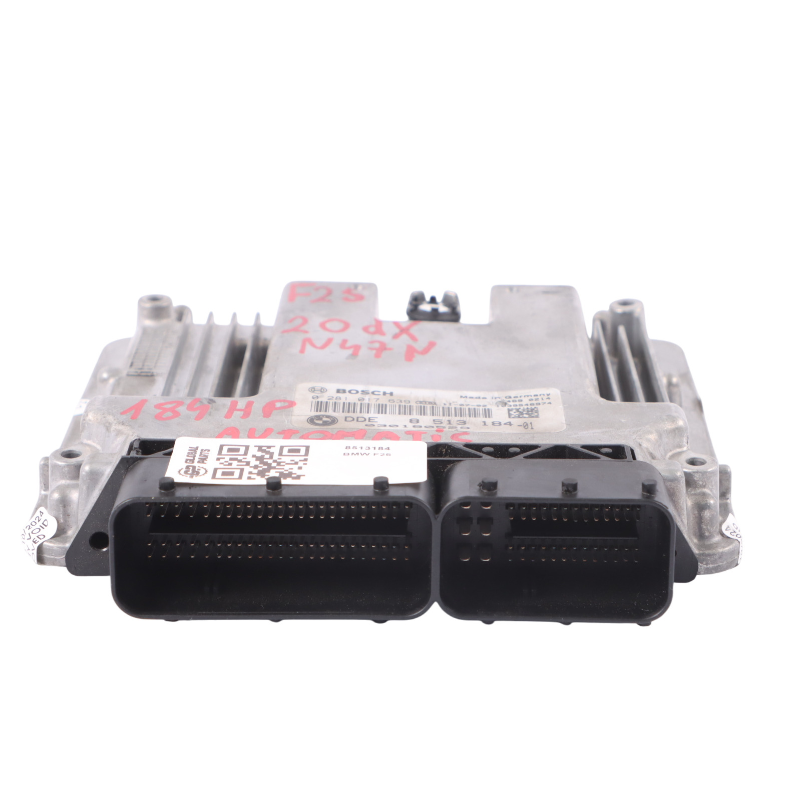 BMW X3 F25 20dX Diesel N47N 184PS Motor Modul ECU DDE 8513184 Automatik