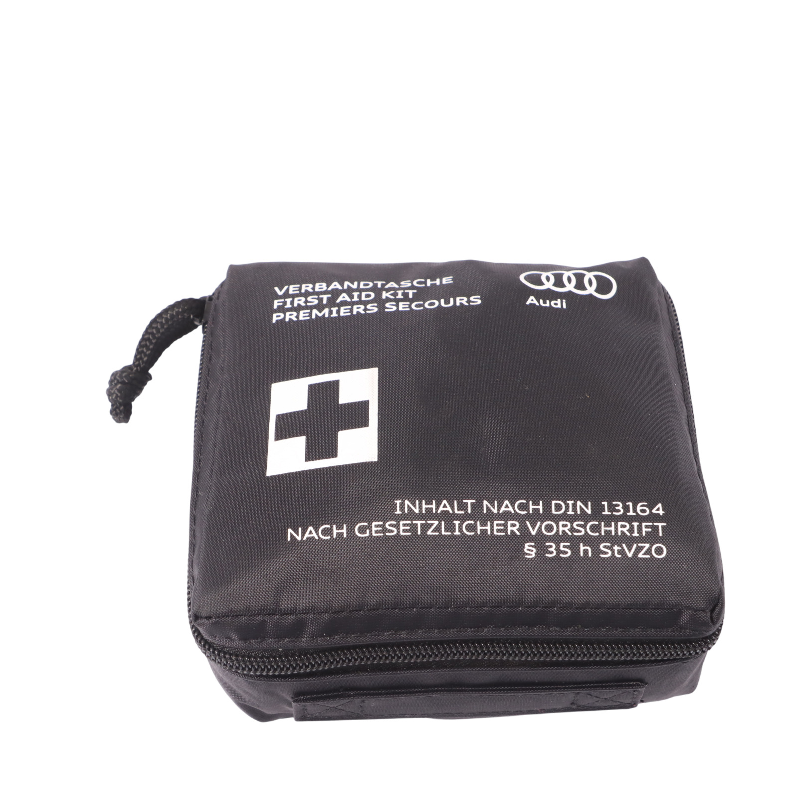 Audi Universal First Aid Emergency Medical Kit Black Pouch 8J7860282B