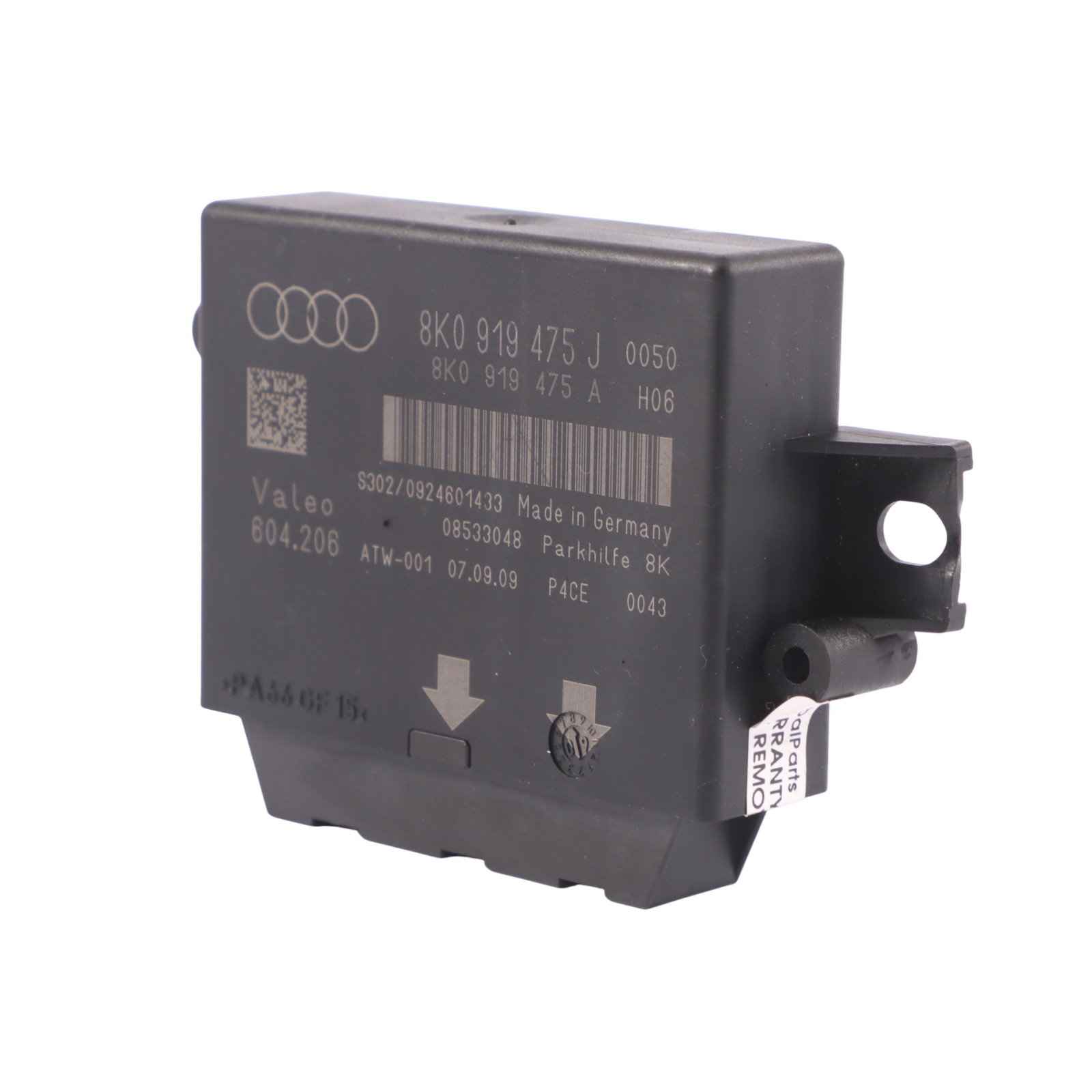 Audi A4 B8 PDC Assistance Parking Distance Control Module Unit ECU 8K0919475J