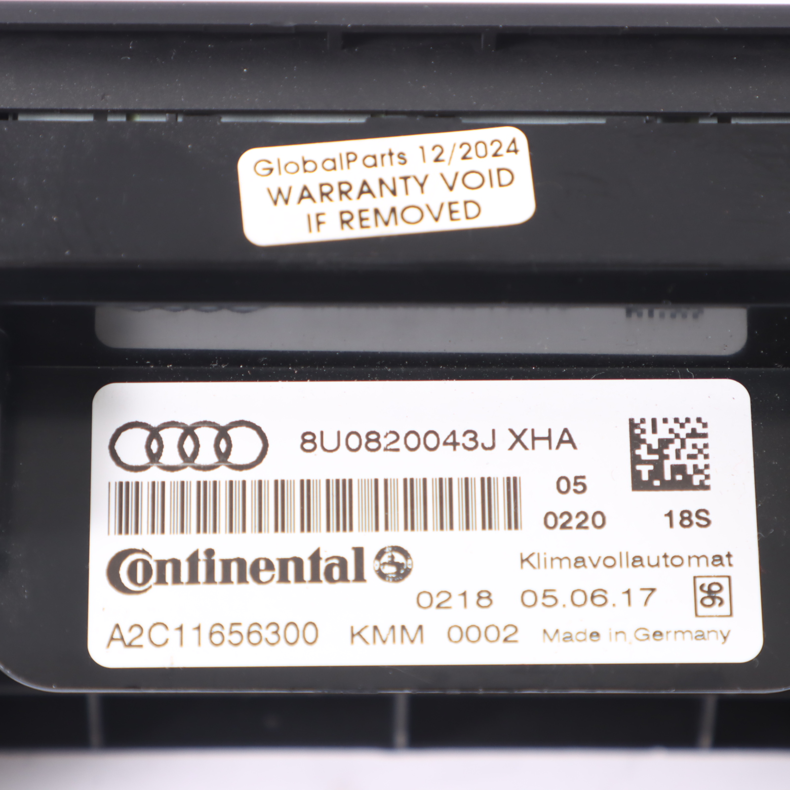 Audi Q3 8U Klimaanlage Heizlüfter Gebläse Bedienfeld 8U0820043J