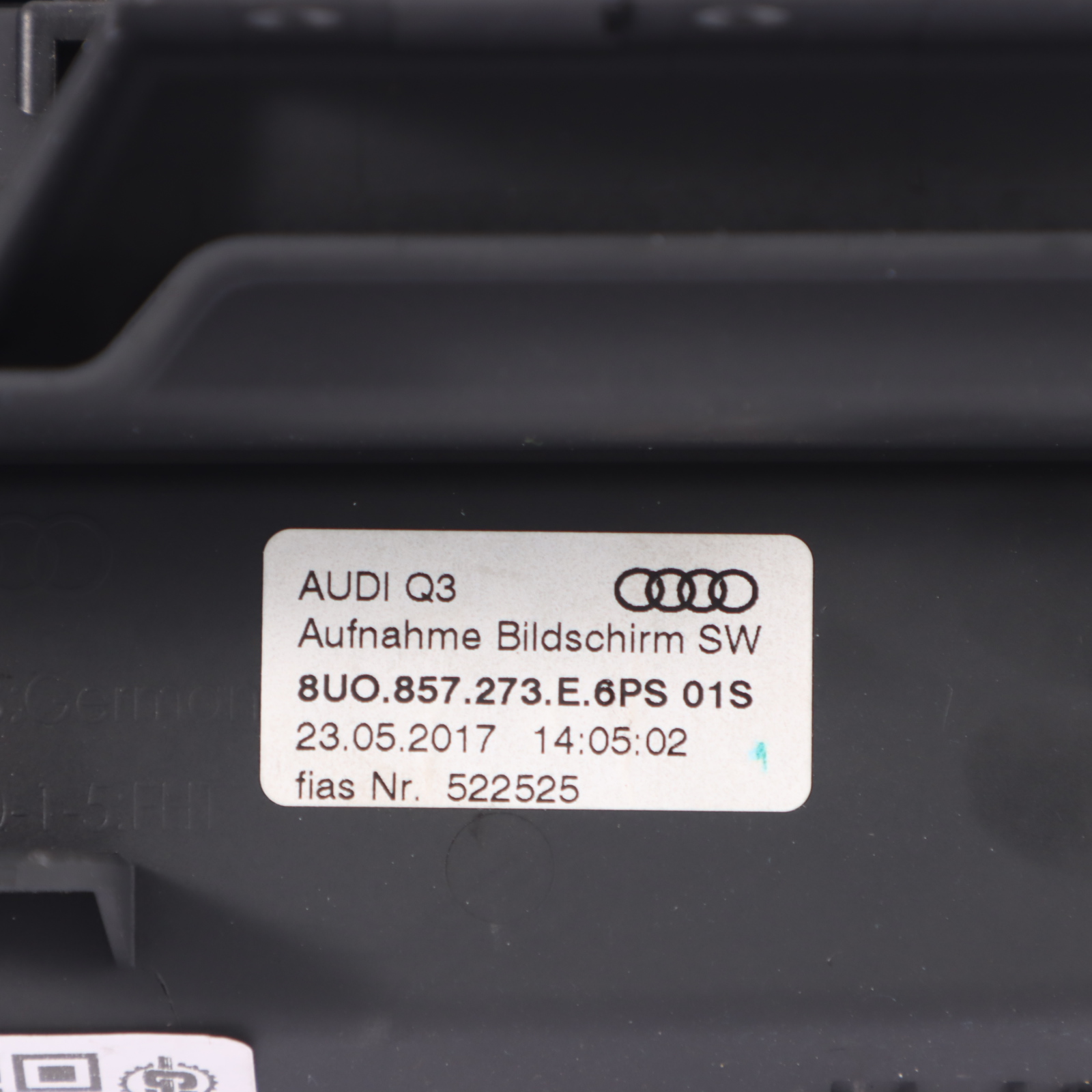 Audi Q3 S Line Multimedia Satelliten Navigations Gerät Kopfeinheit 8U0857273E