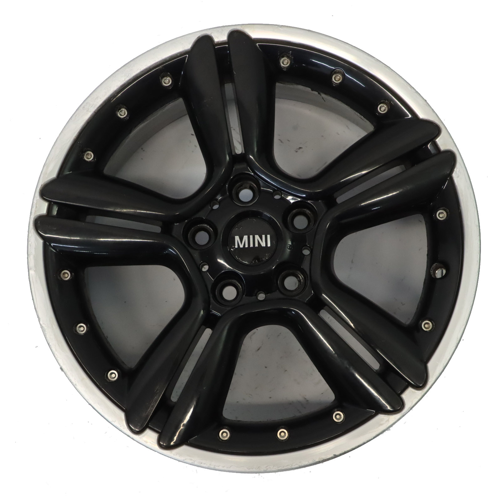 Mini R60 R61 Jante noire en alliage 18" 7,5J ET:52 5-Star Double Spoke 127