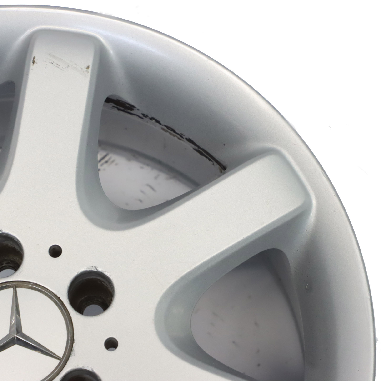 Mercedes ML W163 Silberne Leicht metall Felge 17" 8.5J ET52 A1634010902