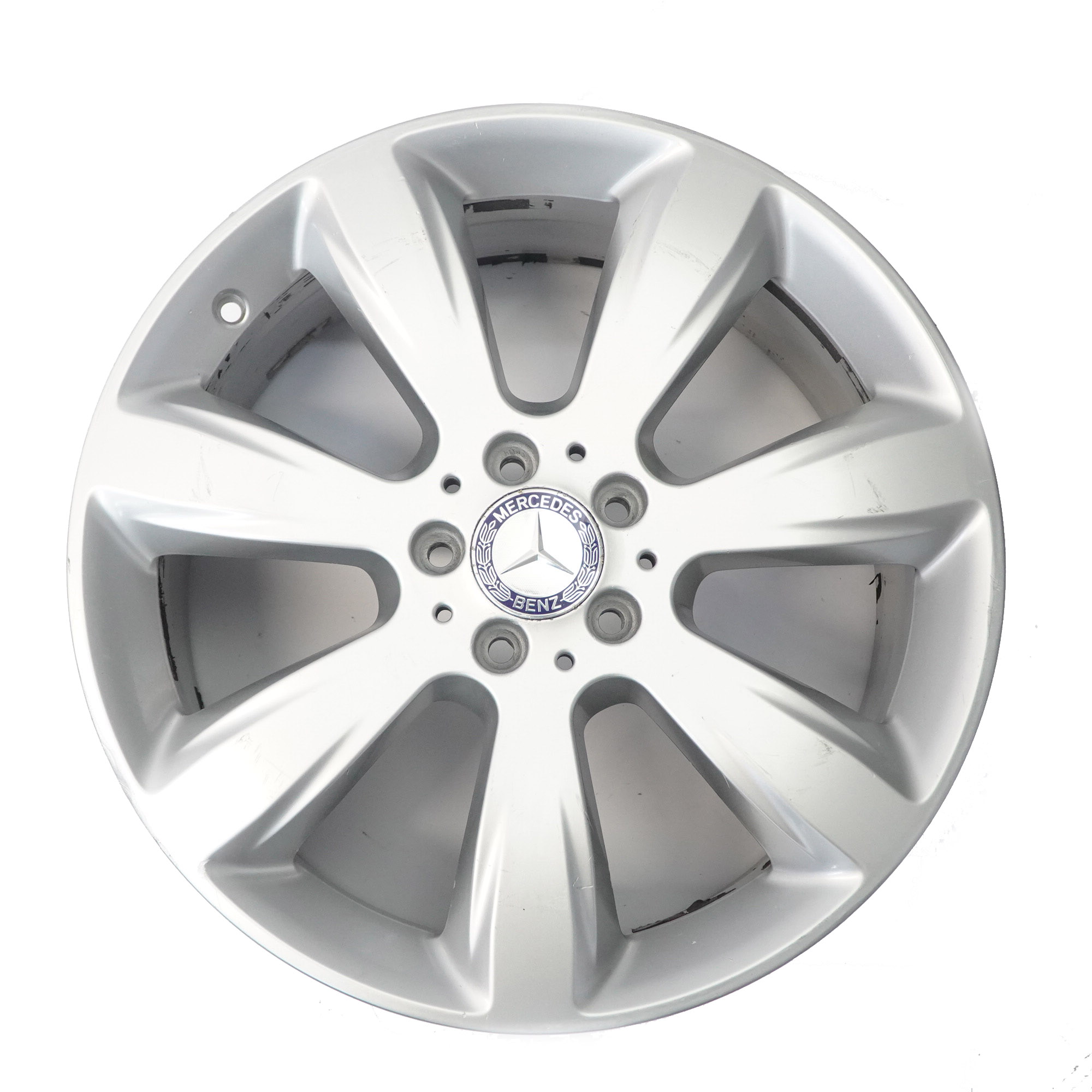 Mercedes ML W166 Silver Wheel Alloy Rim 19" 8.5J ET:59 7 Spoke A1664010802