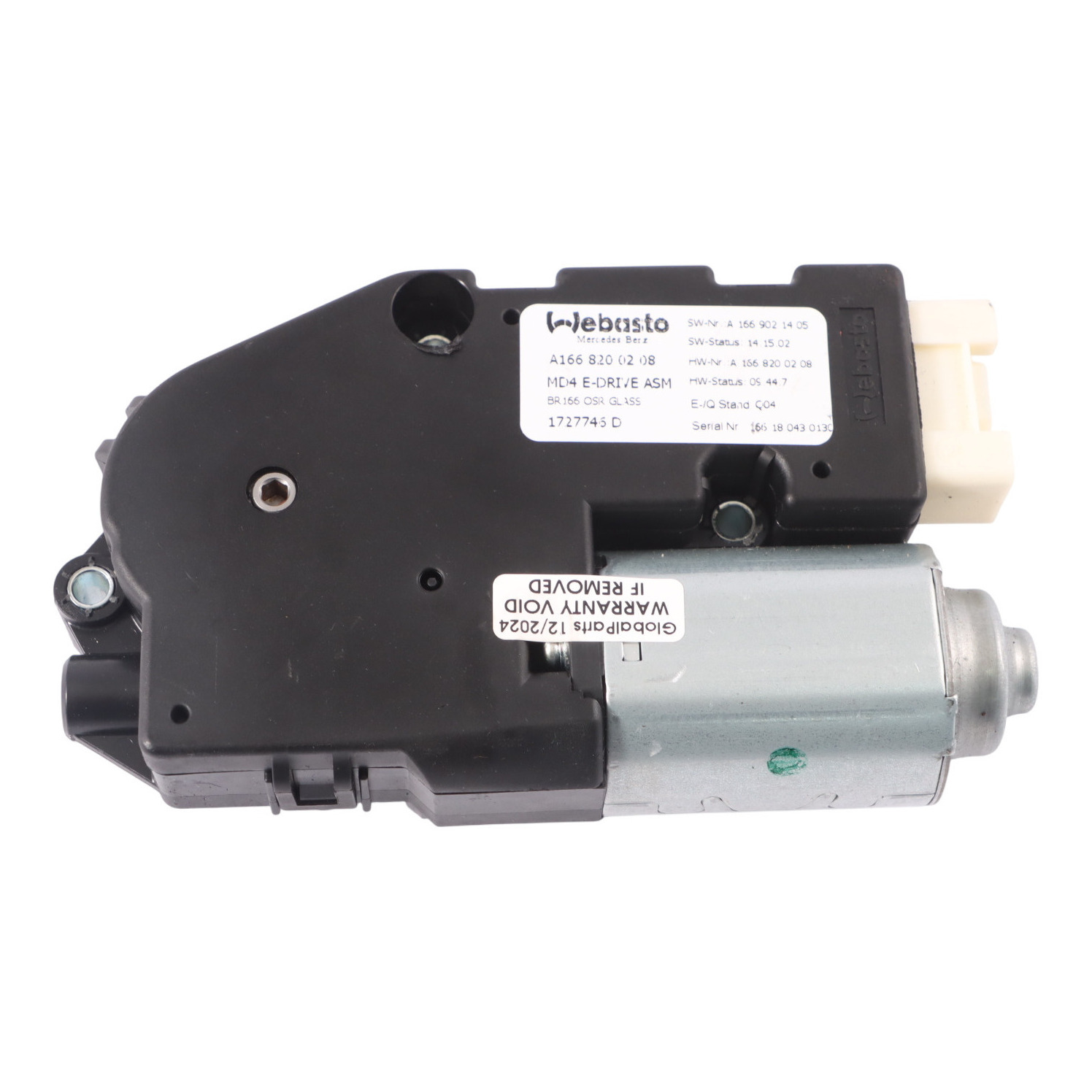 Mercedes GLE W166 Sliding Sunroof Panoramic Motor Drive Actuator A1668200208