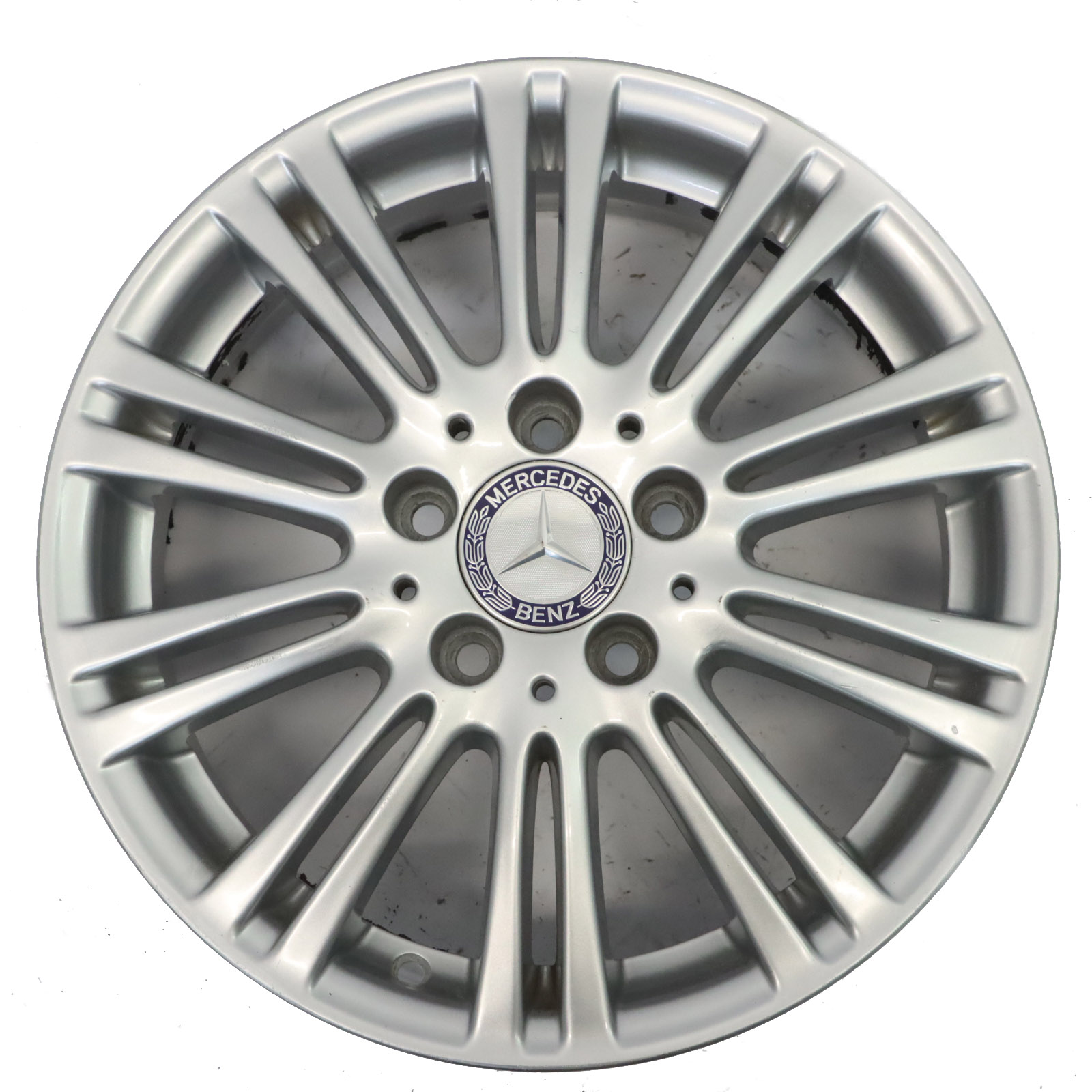 Mercedes W169 Silberne Leichtmetallfelge 16" 6J ET:46 A1694012102