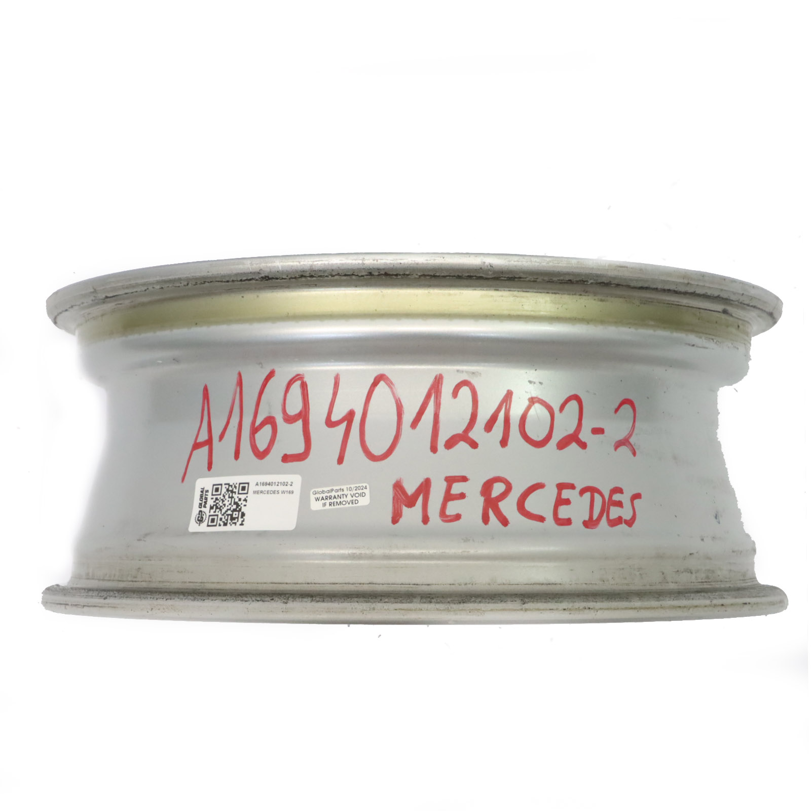 Mercedes W169 Silberne Leichtmetallfelge 16" 6J ET:46 A1694012102