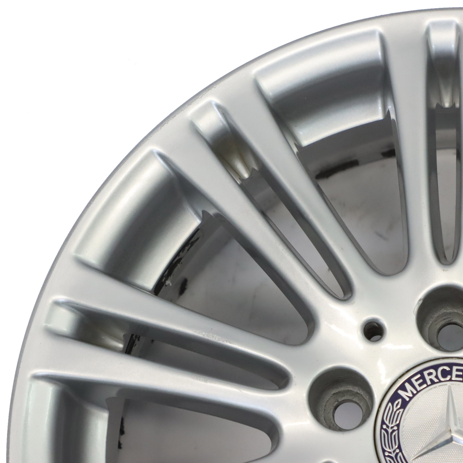 Mercedes W169 Silberne Leichtmetallfelge 16" 6J ET:46 A1694012102