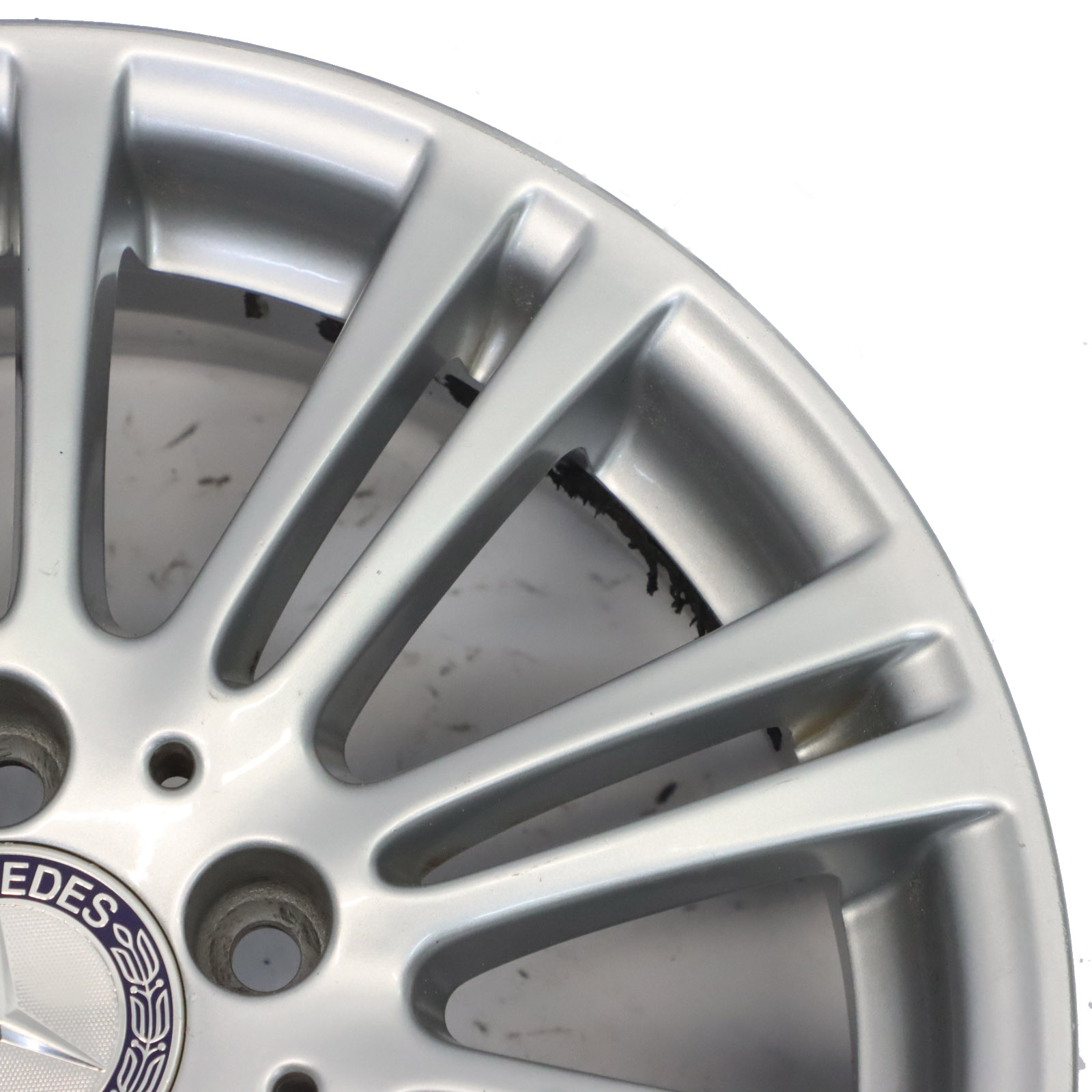 Mercedes W169 Silberne Leichtmetallfelge 16" 6J ET:46 A1694012102