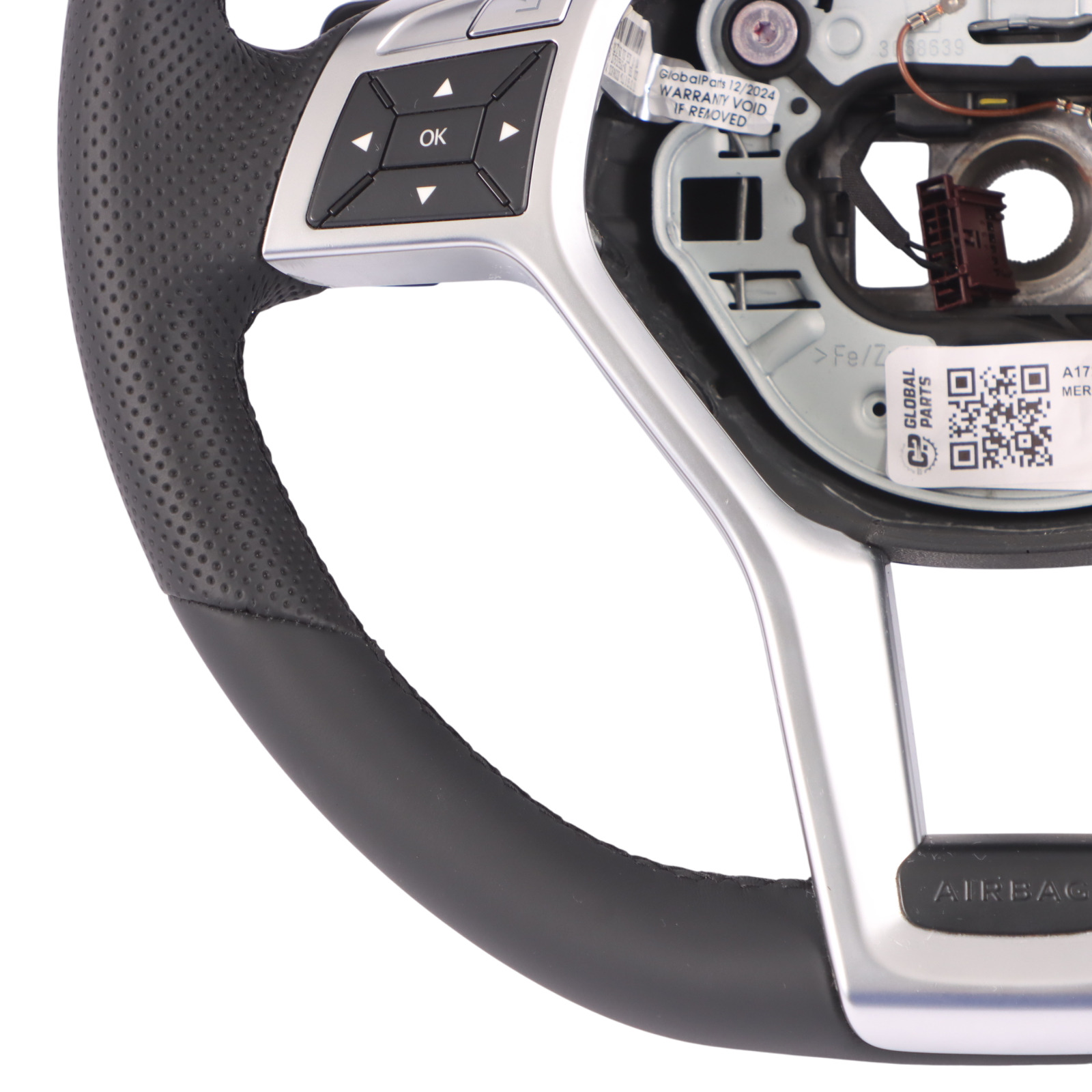 Steering Wheel Mercedes W204 W207 W212 W218 NEW Black Leather Sport Paddle Shift