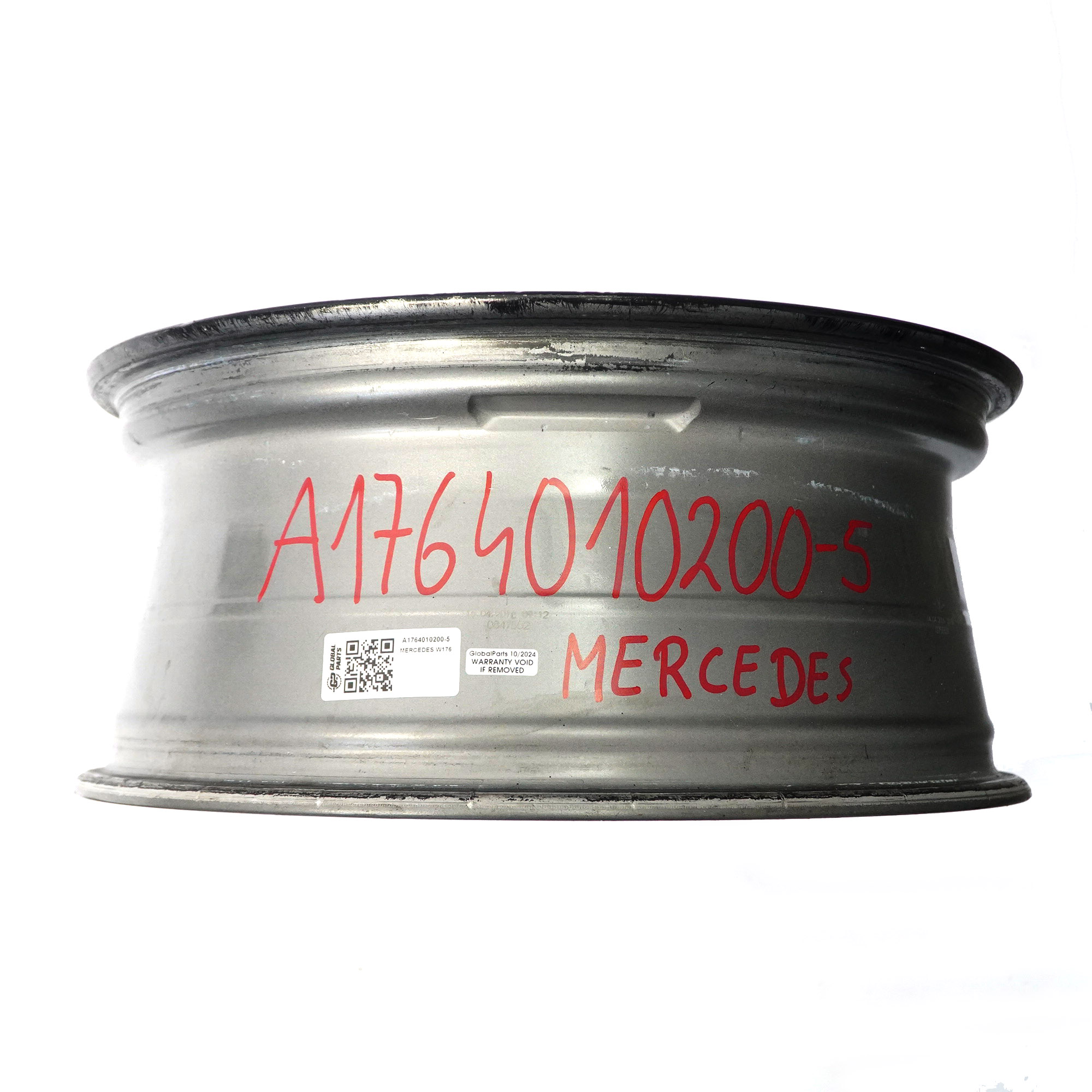 Mercedes W176 W246 AMG Schwarz Felge 18" ET:52 7.5J A1764010200